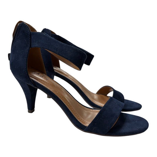 Sandals Heels Kitten By Style And Company In Navy, Size:7.5