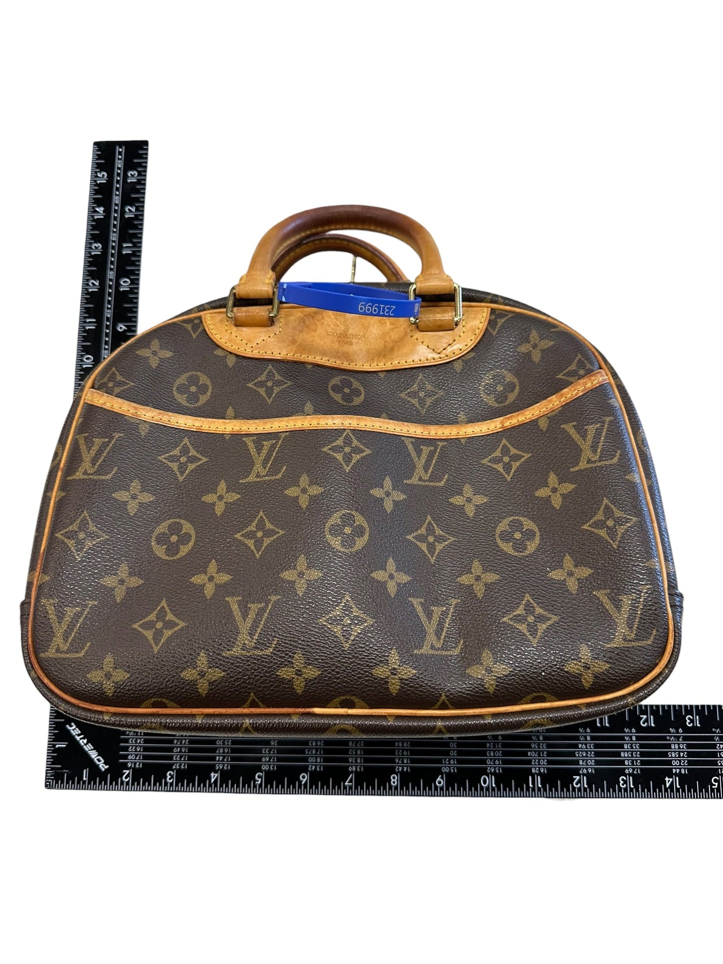 Handbag Luxury Designer By Louis Vuitton In Brown, Size:Medium