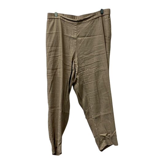 Pants Lounge By J. Jill In Tan, Size:2X