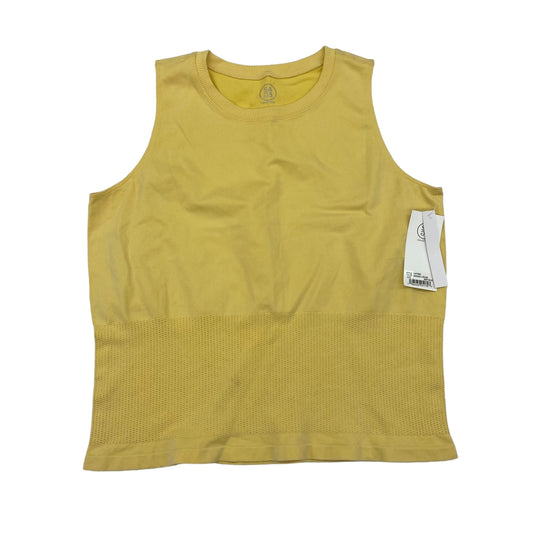 YELLOW ATHLETIC TANK TOP by SAGE Size:L