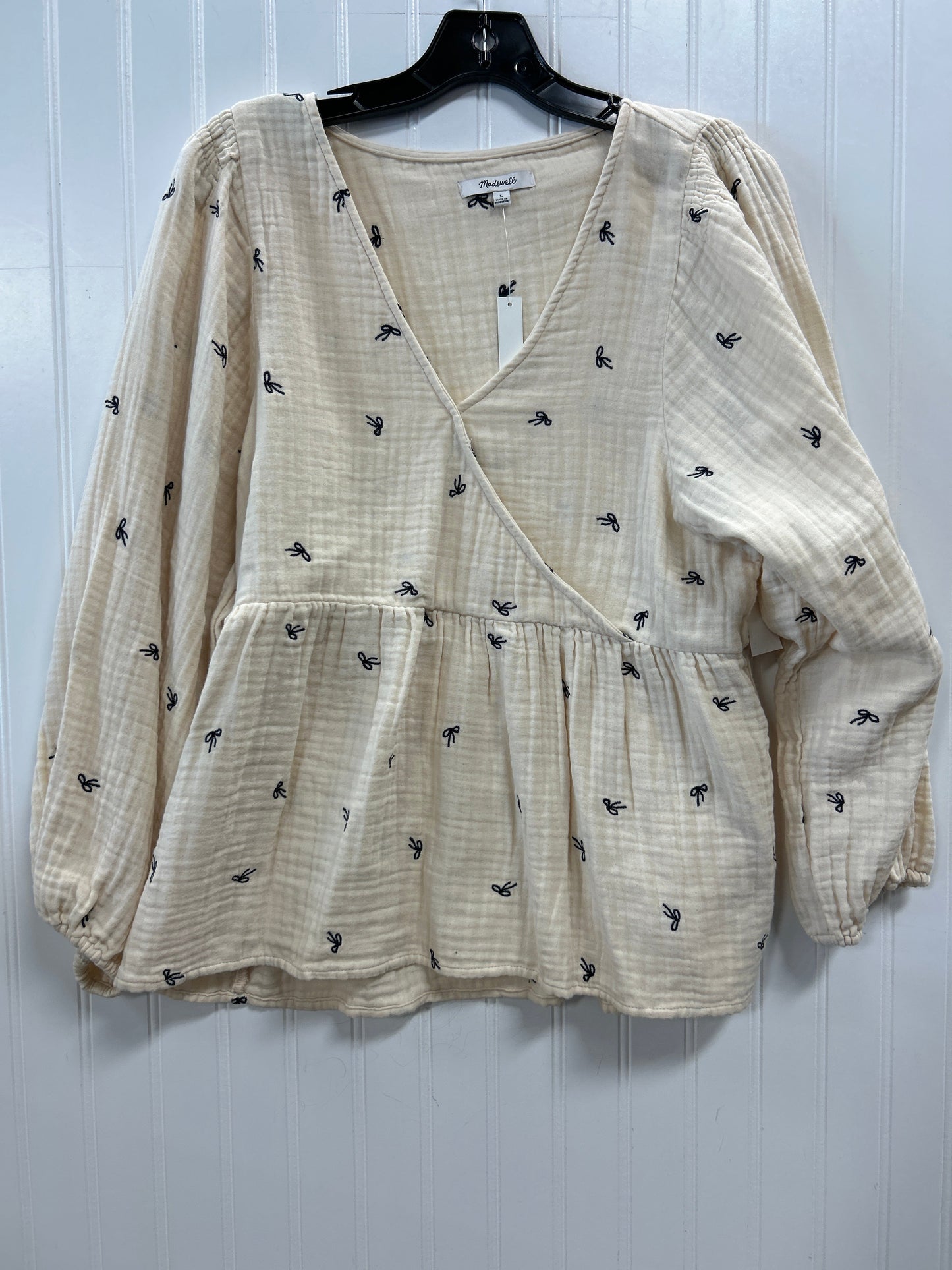 Top Ls By Madewell In Cream, Size:L