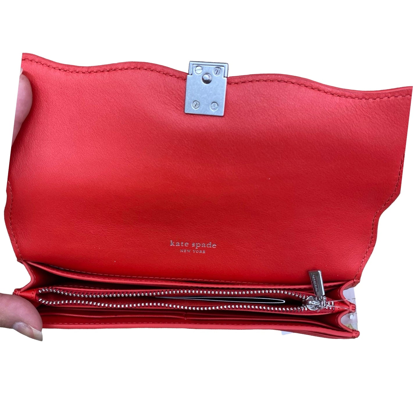 Wallet Designer By Kate Spade In Red, Size:Large