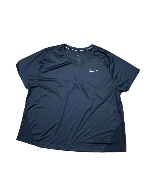 Athletic Top Ss By Nike In Black, Size:1X