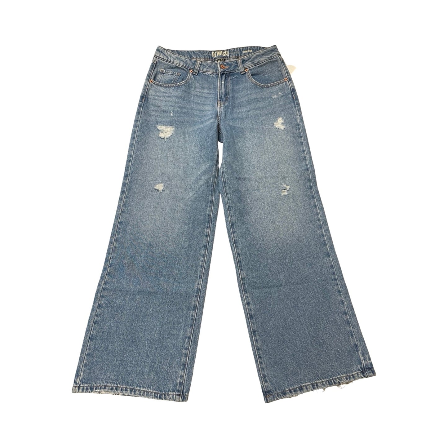 Jeans Wide Leg By Rewash In Blue Denim, Size:4