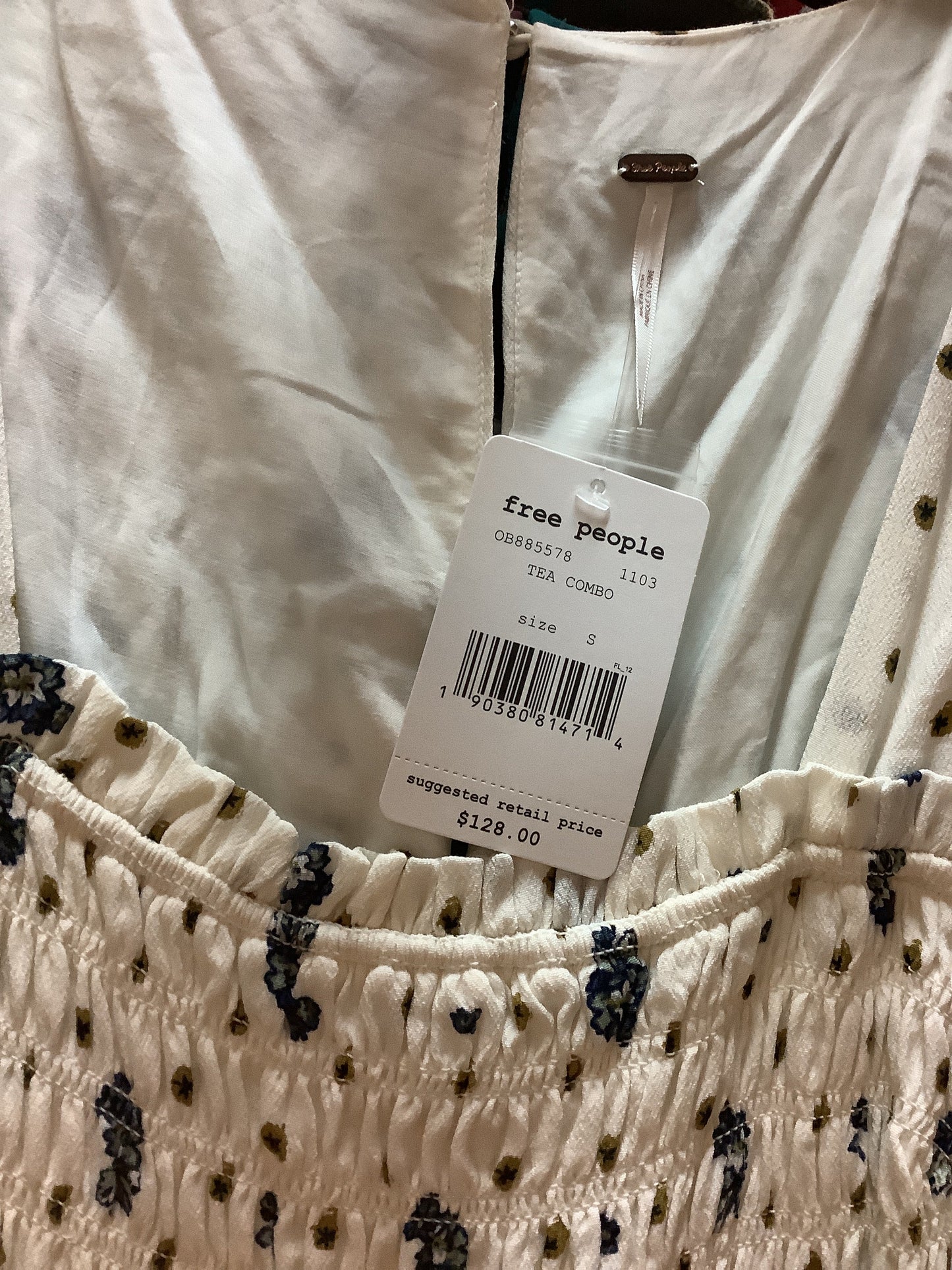 Dress Casual Short By Free People In Blue & White, Size: S