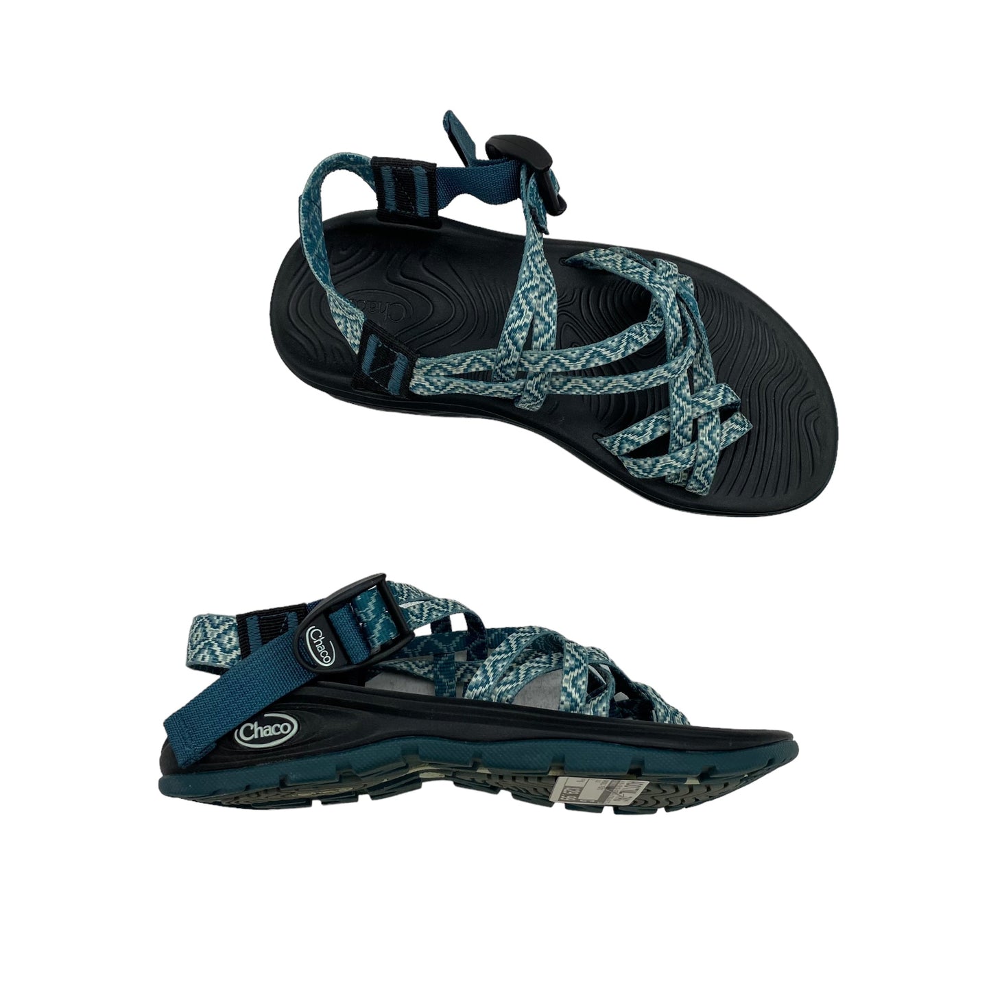 BLUE SANDALS FLATS by CHACOS Size:6