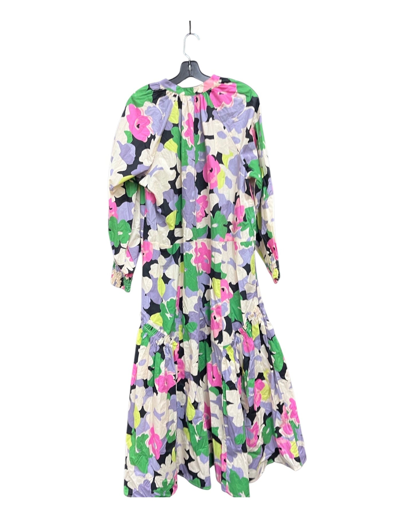 Dress Casual Maxi By H&M In Cream & Purple, Size:M