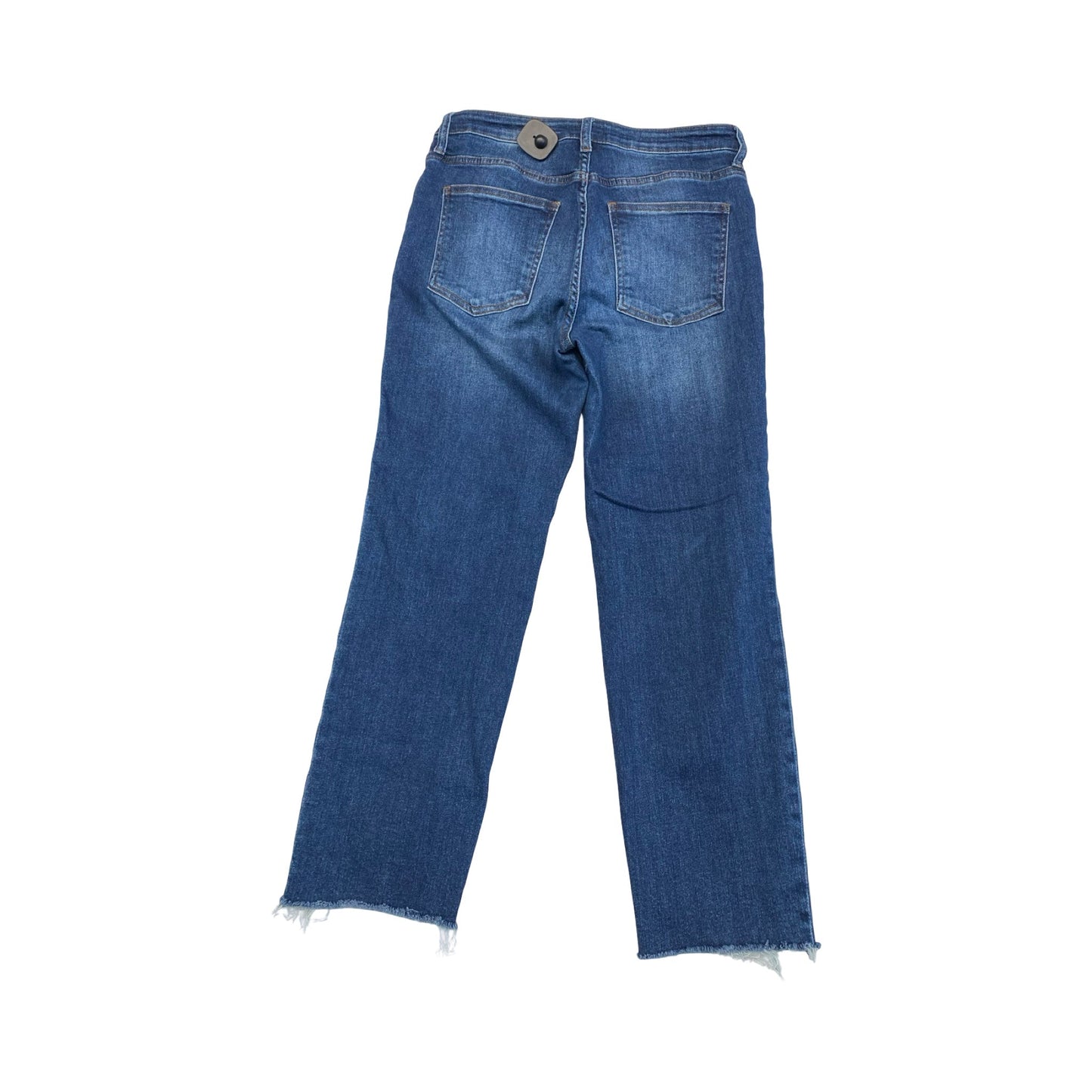 Jeans Straight By Kut In Blue Denim, Size:10