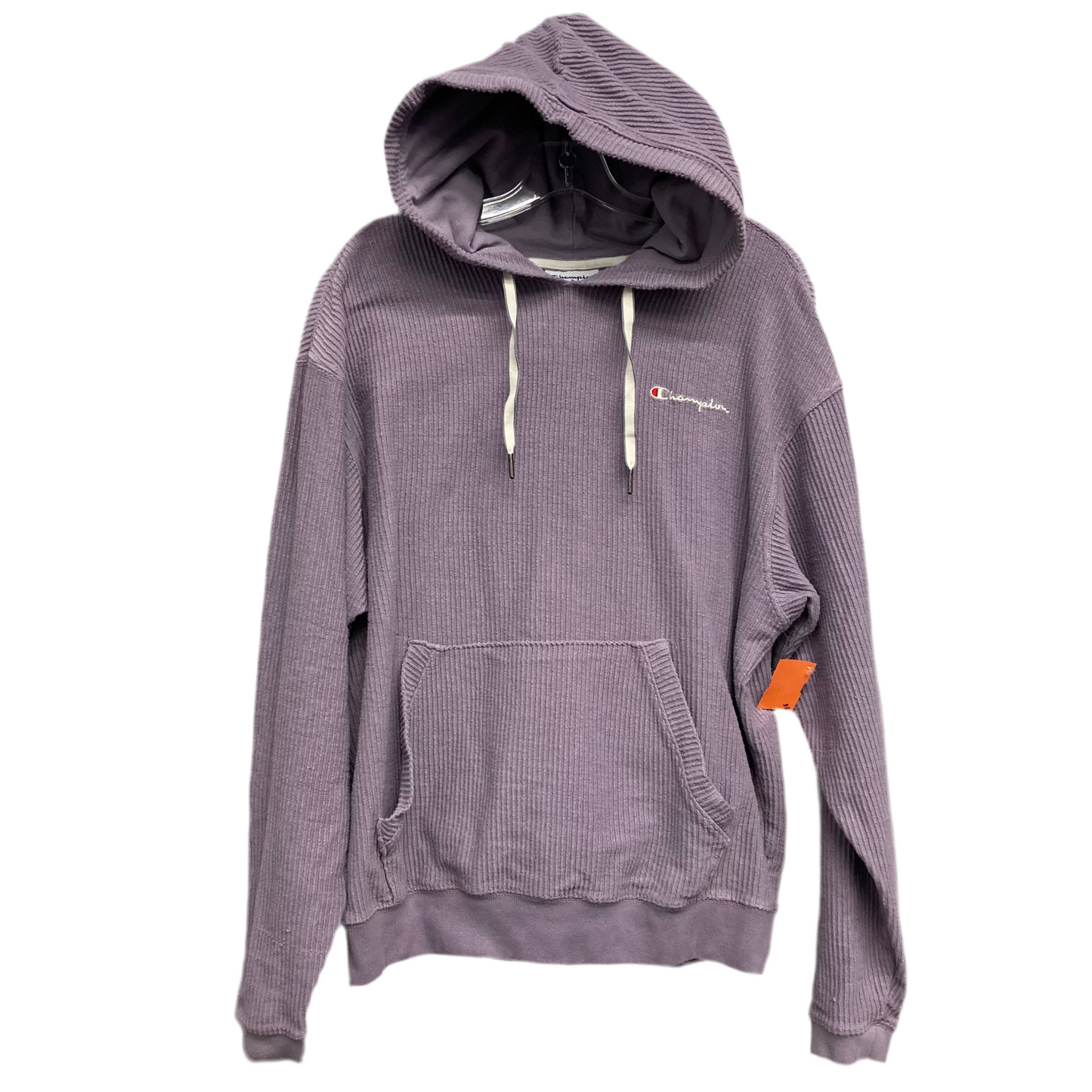 Sweatshirt Hoodie By Champion In Purple, Size:M