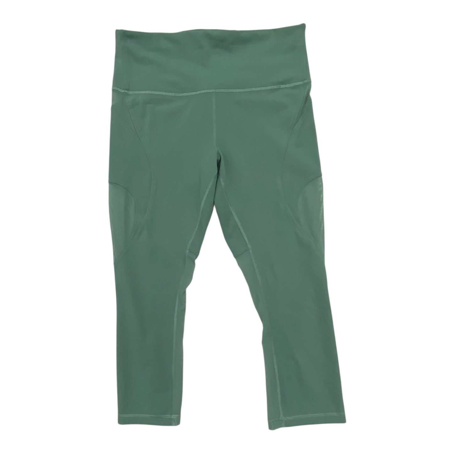 Athletic Capris By Lululemon In Green, Size:10