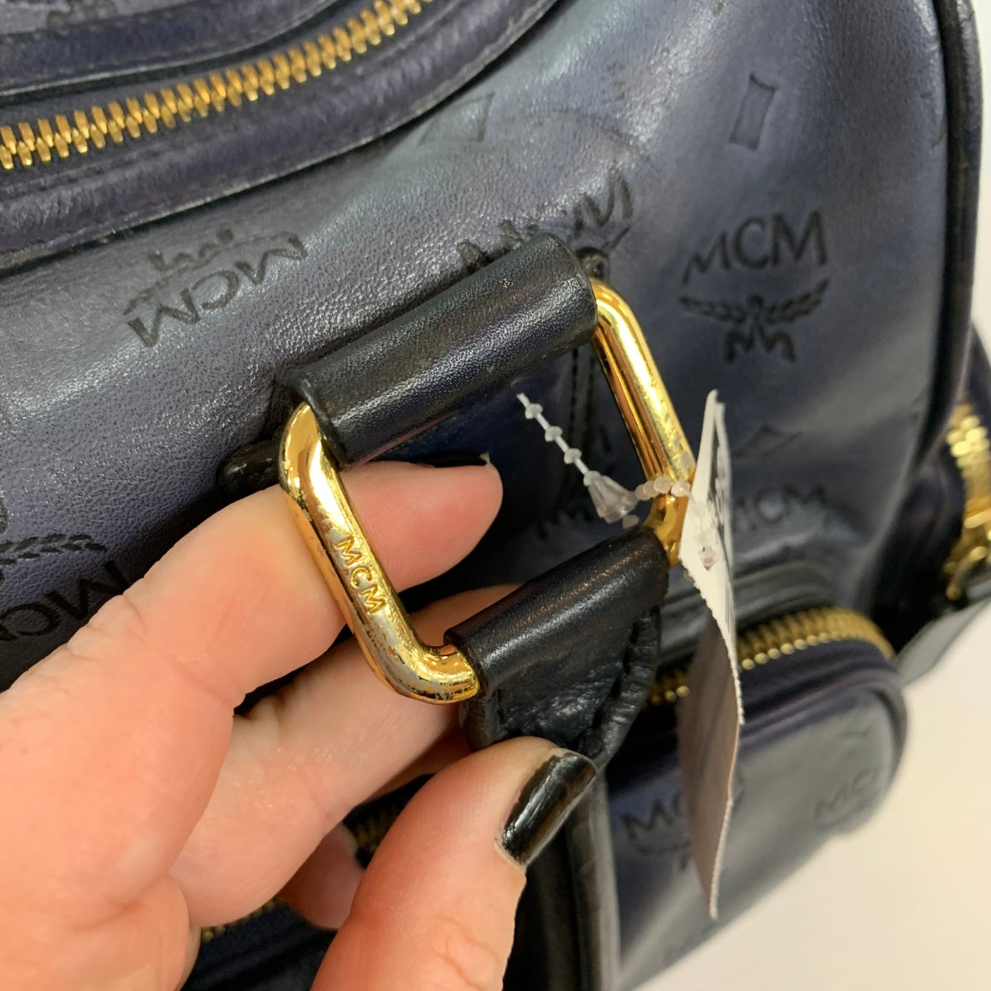 Handbag Luxury Designer By Mcm, Size: Large