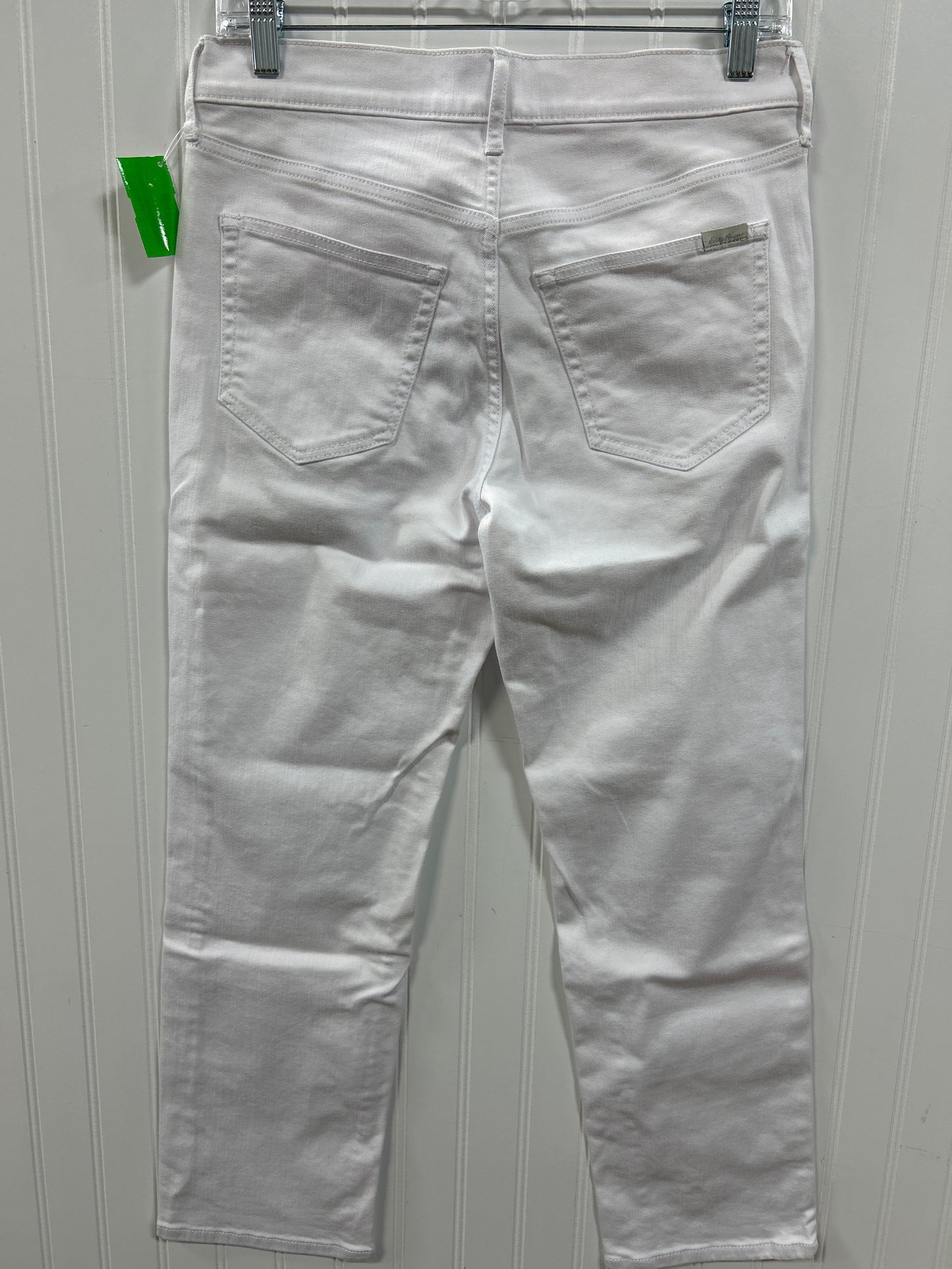 Jeans Boyfriend By Eddie Bauer In White, Size:2