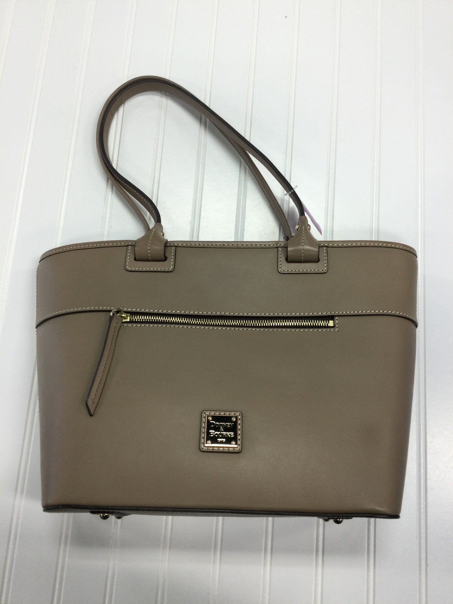 Handbag Designer By Dooney And Bourke In Taupe, Size:Large