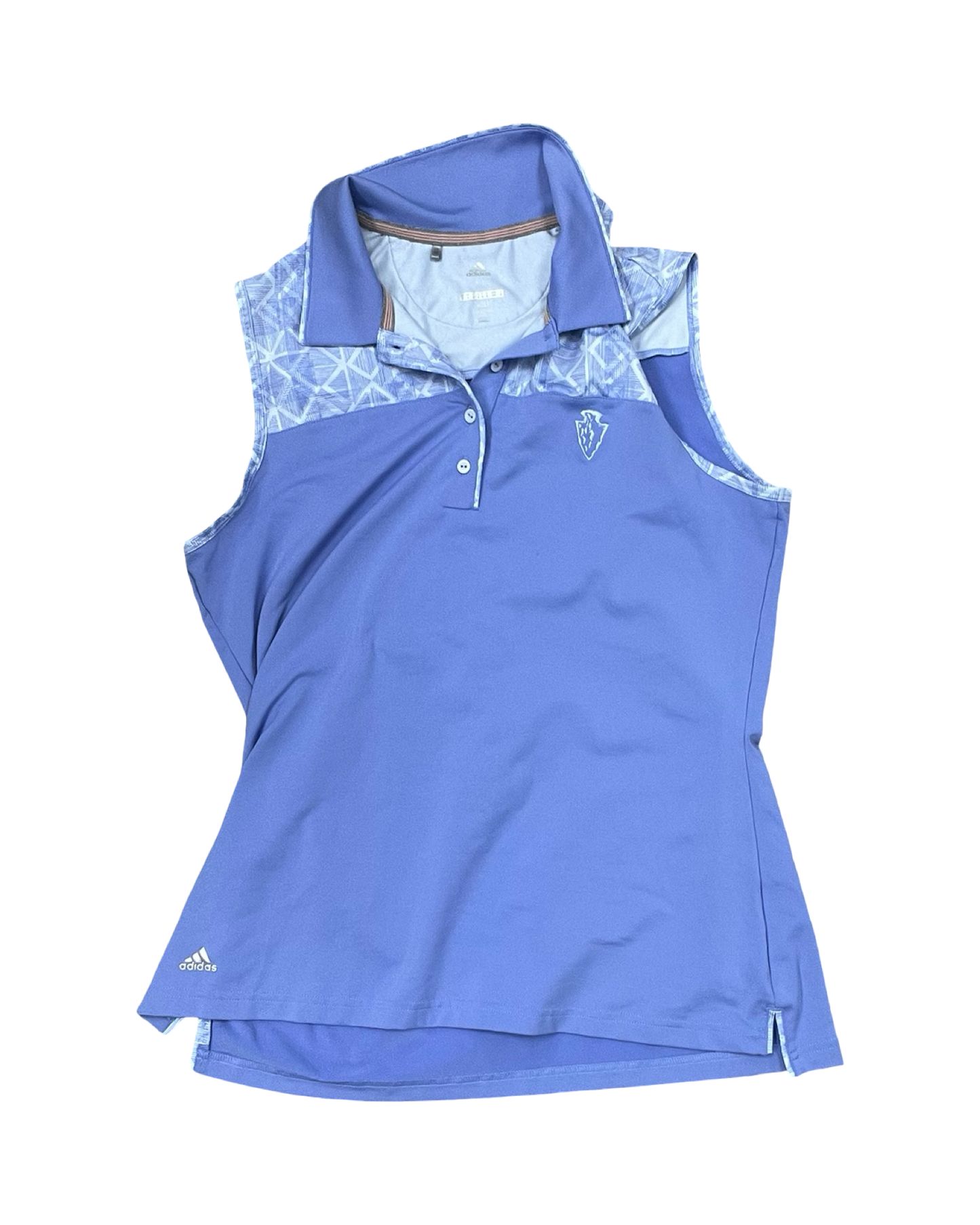 Athletic Top Ss By Adidas In Blue, Size:M