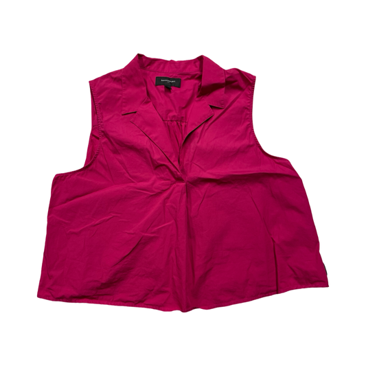 Top Sleeveless By Banana Republic In Pink, Size:Xl
