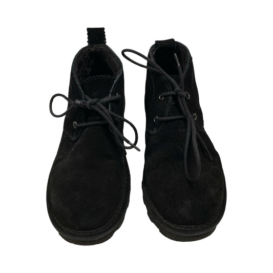 Boots Ankle Flats By Bearpaw In Black, Size:7