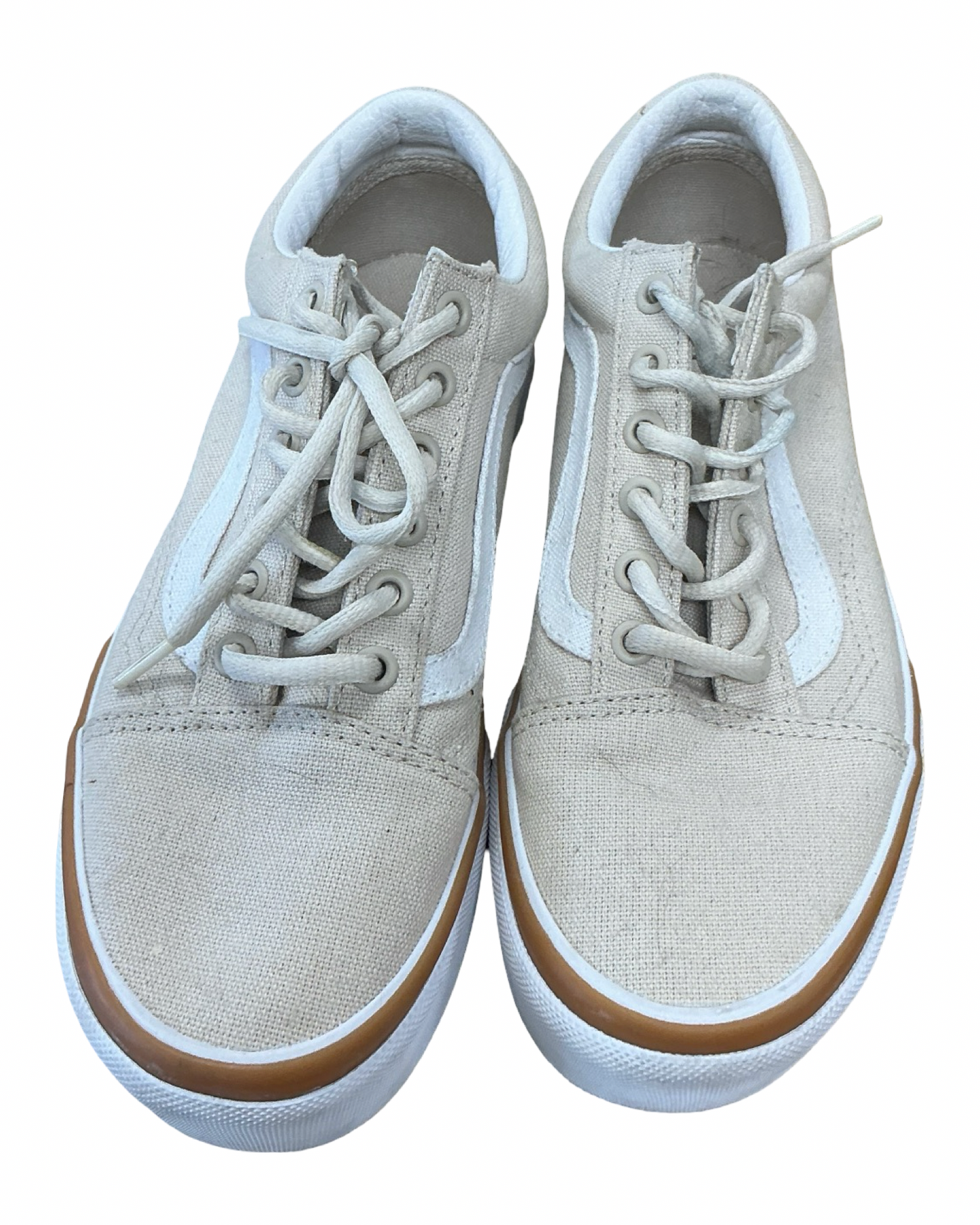 Shoes Sneakers By Vans In Tan, Size:7