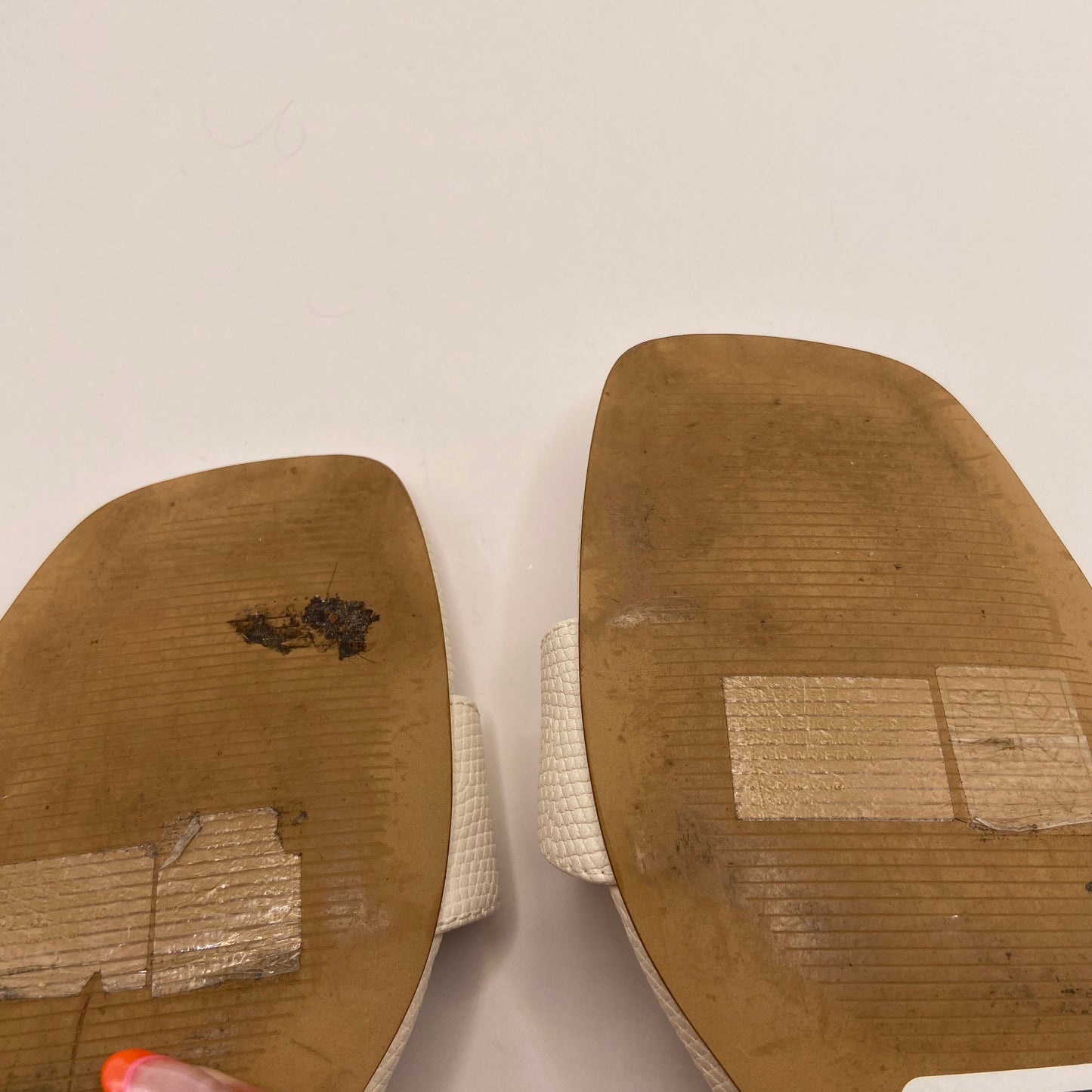 Sandals Flats By J. Crew In Cream, Size: 8.5