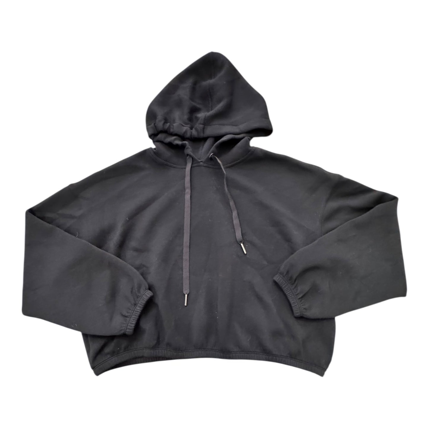 Athletic Sweatshirt Hoodie By Spanx In Black, Size:M