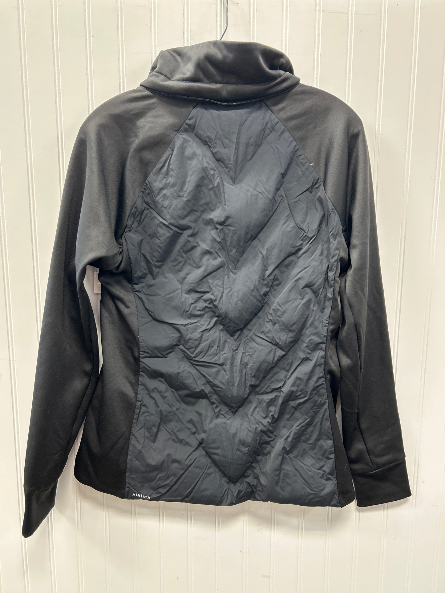 Athletic Jacket By Athleta In Black, Size:M