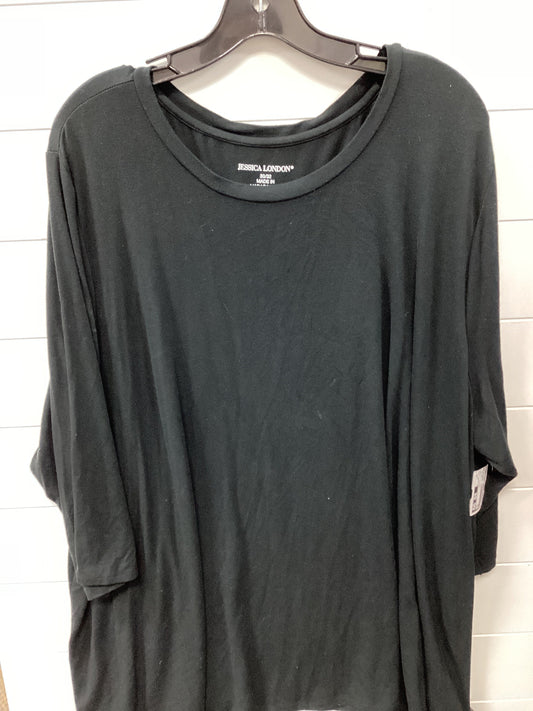 Top Ss By Jessica London In Black, Size:4X