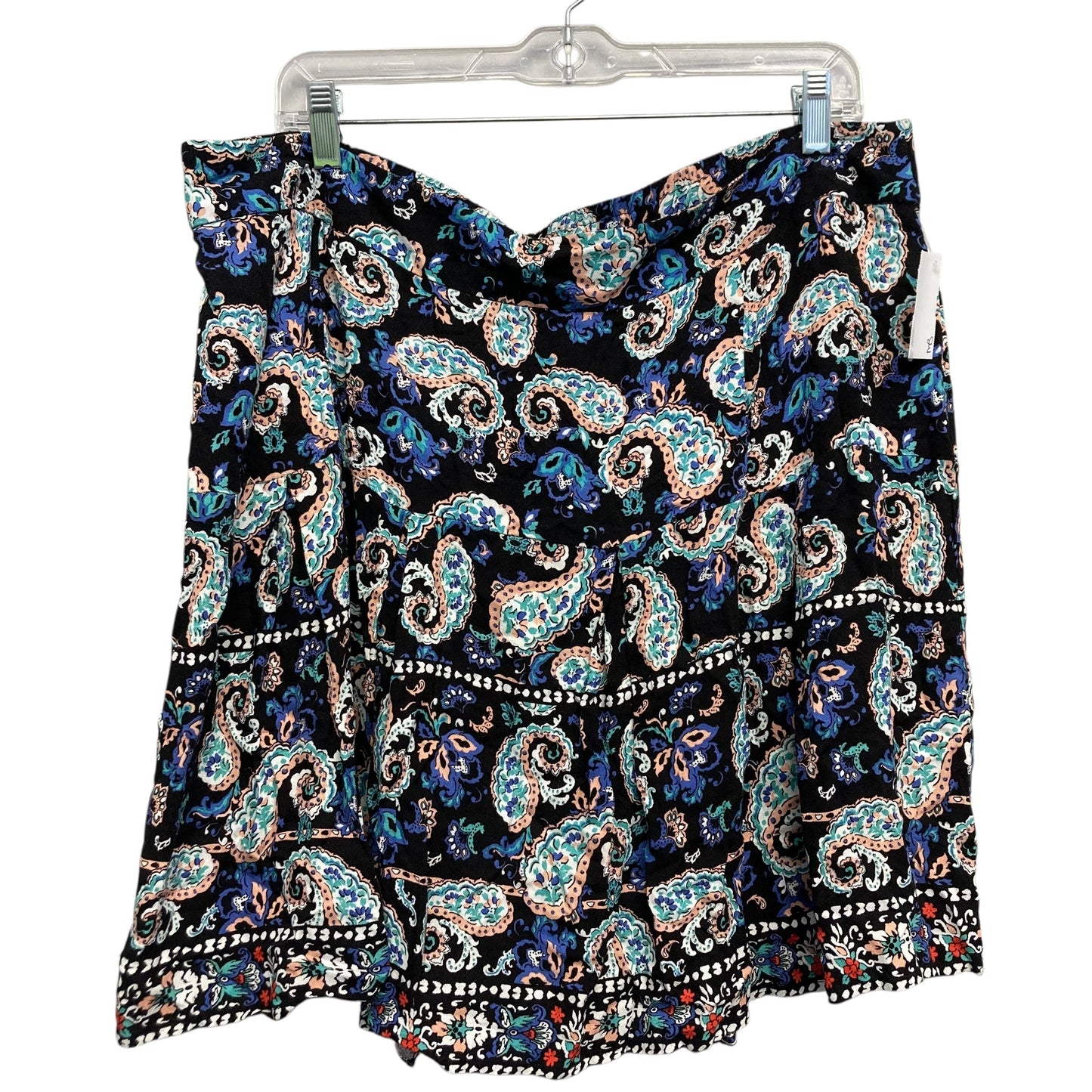 Skirt Short By Forever 21 In Paisley Print, Size:2X