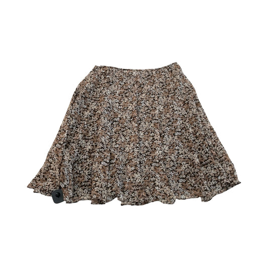 Skirt Midi By Christopher And Banks In Floral Print, Size:12