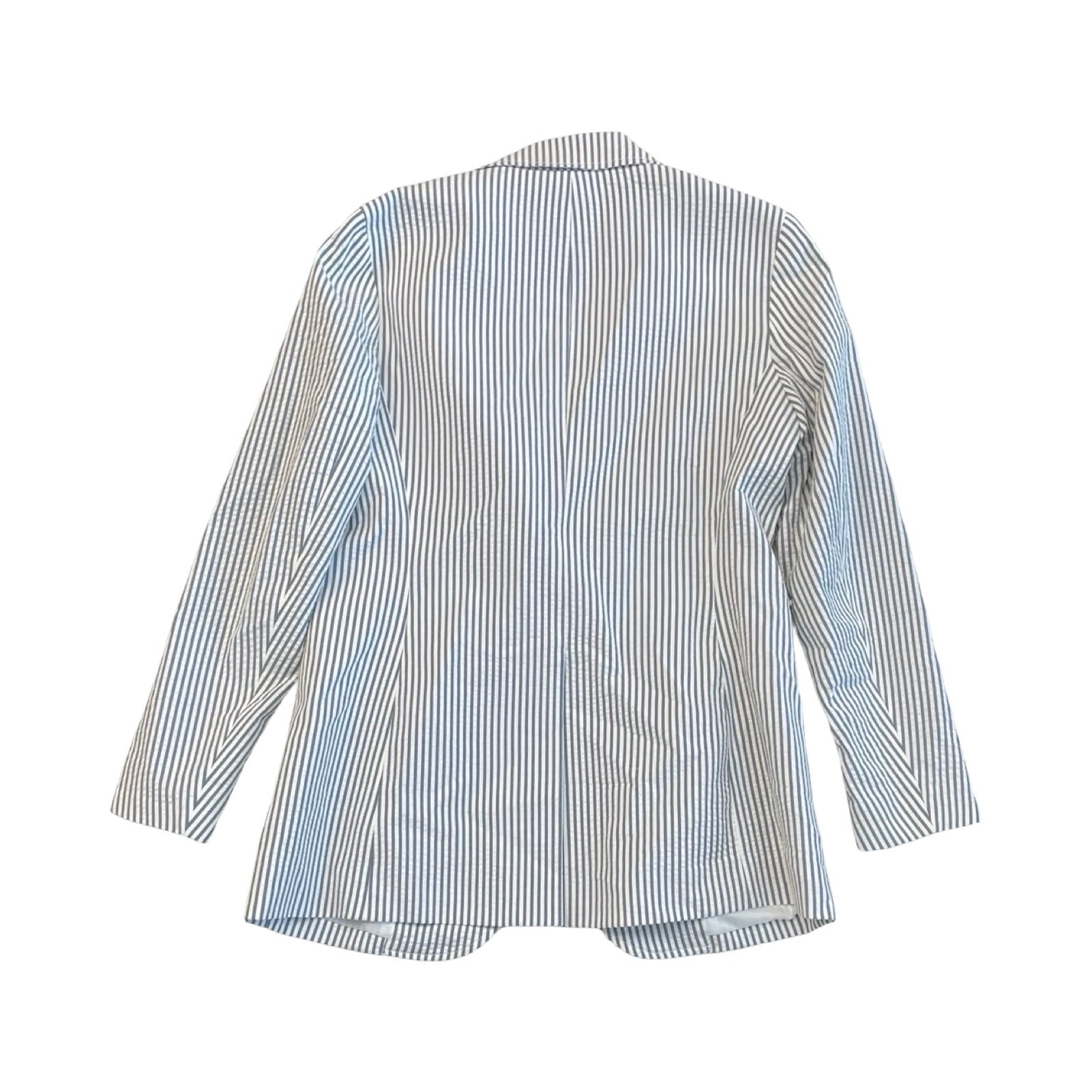 Blazer By Anne Klein In Blue & White, Size:S