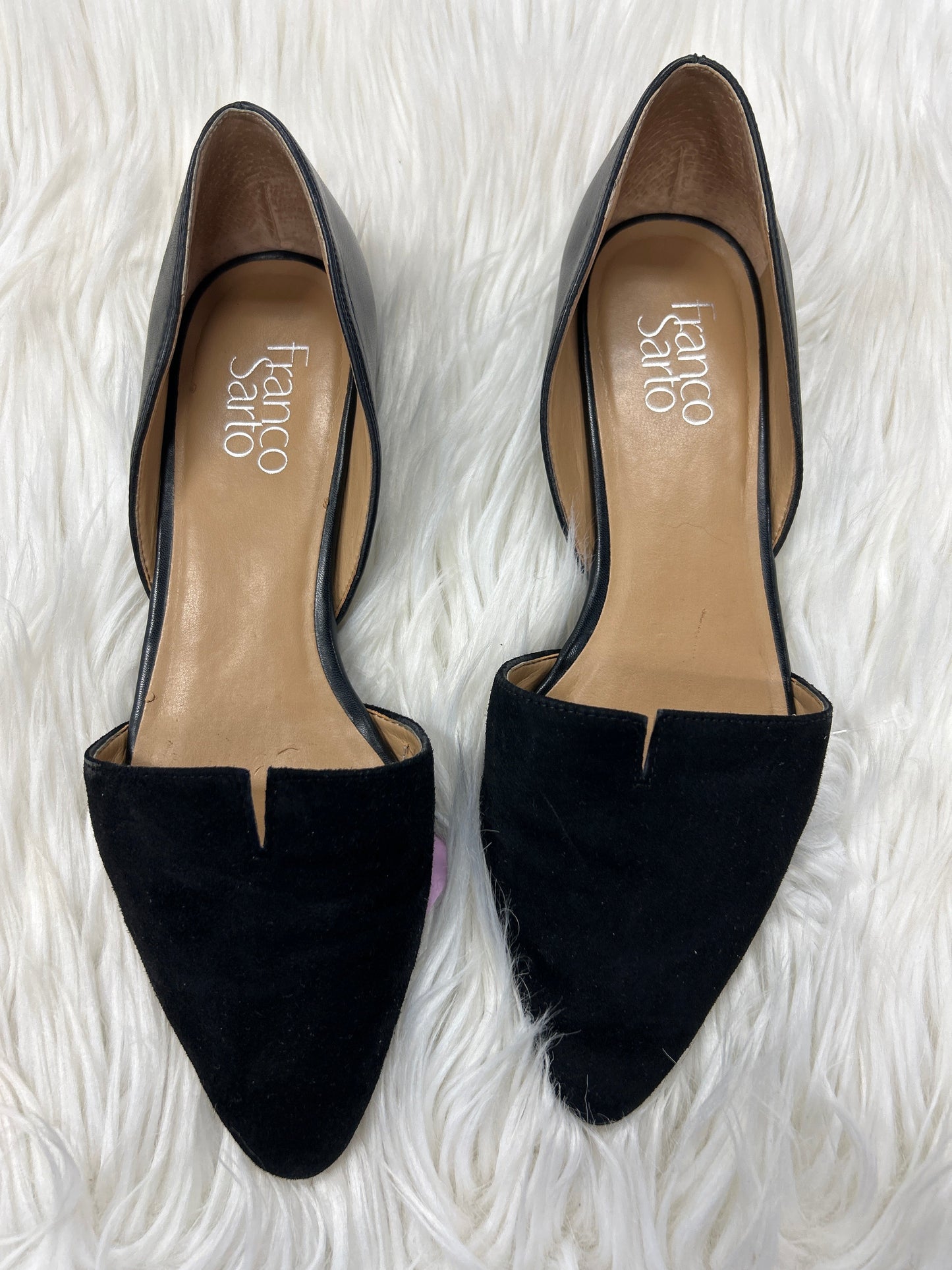Shoes Flats By Franco Sarto In Black, Size:7.5