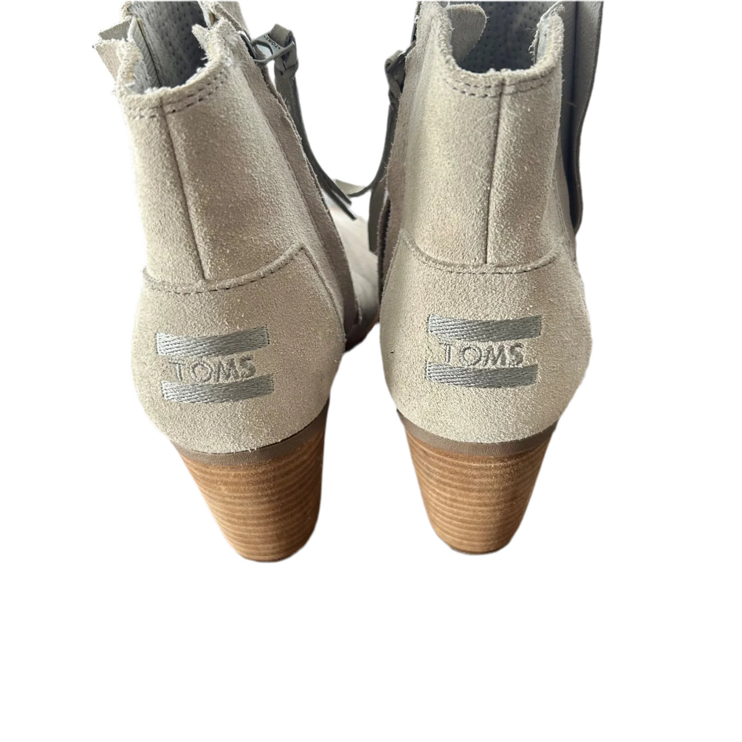 Boots Ankle Heels By Toms In Grey, Size: 7