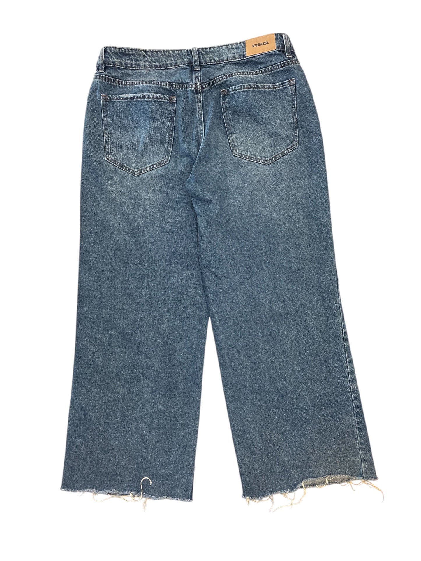 Jeans Wide Leg By Cmc In Blue Denim, Size:8