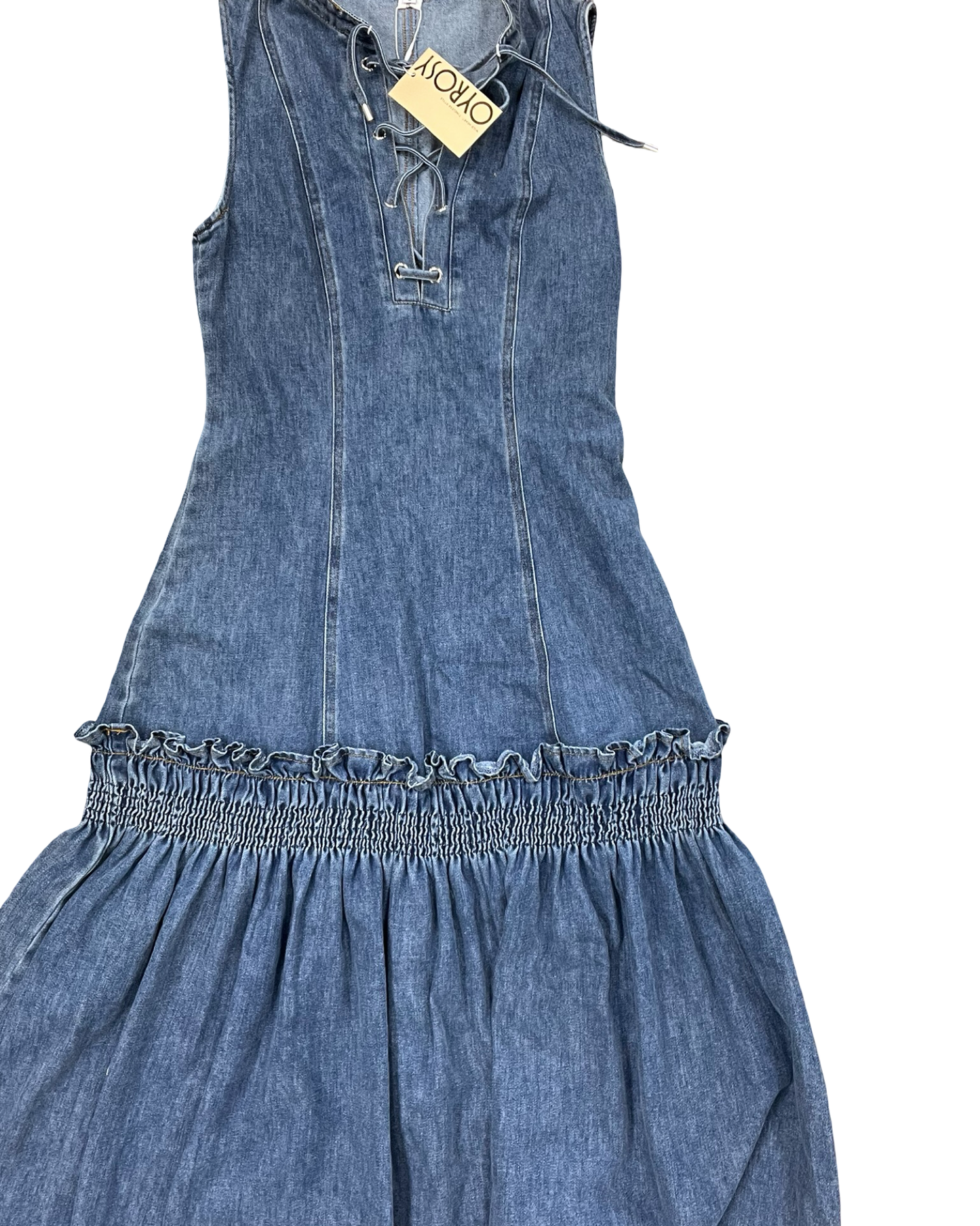 Dress Casual Maxi By Clothes Mentor In Blue Denim, Size:S