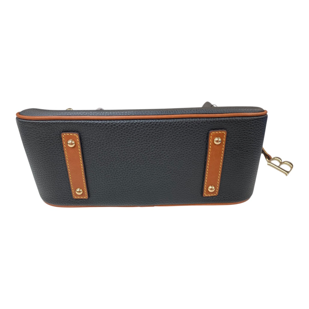 Handbag Designer By Dooney And Bourke In Black & Brown, Size:Medium