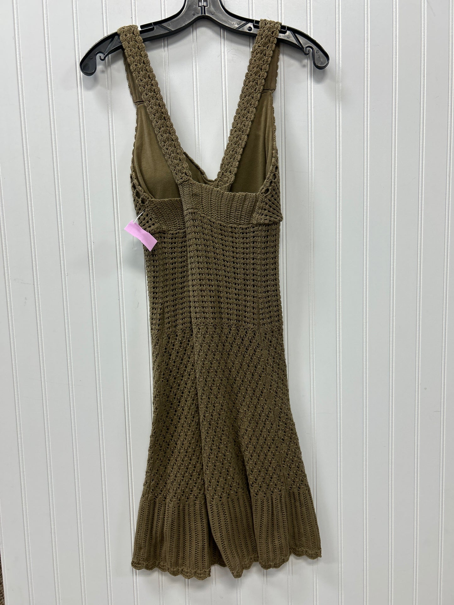 Dress Casual Midi By Athleta In Green, Size:M