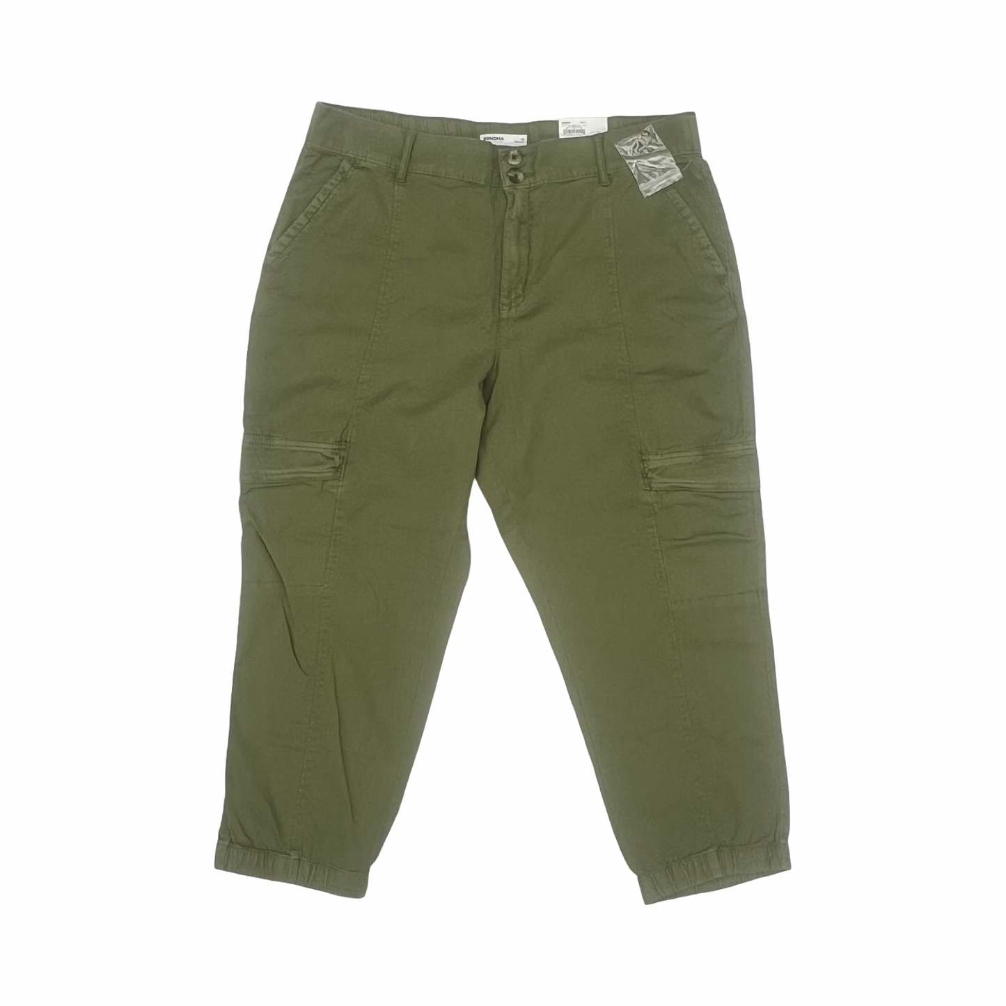 Pants Cropped By Sonoma In Green, Size:16