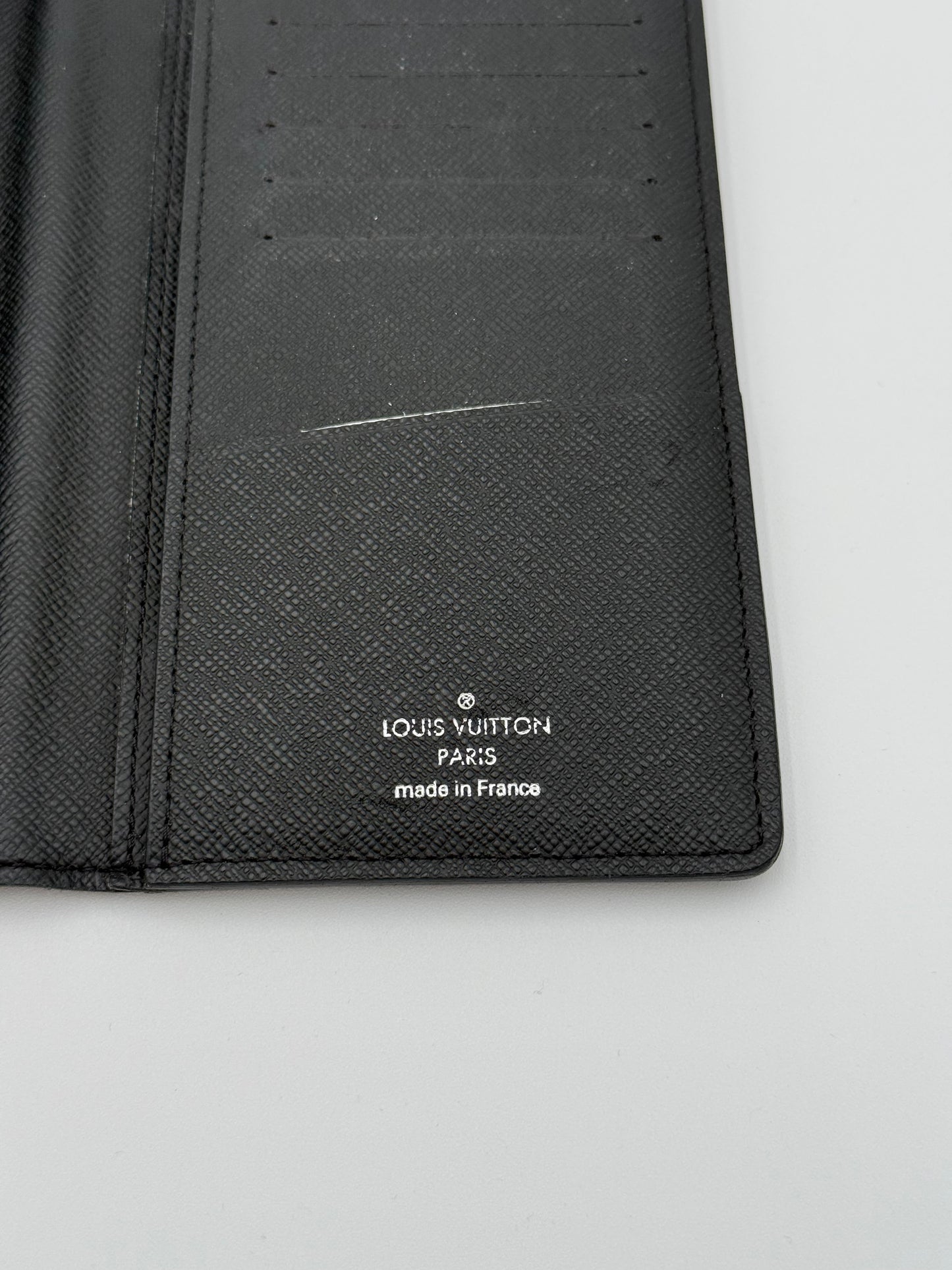 Wallet Luxury Designer By Louis Vuitton In Black & Grey, Size:Large