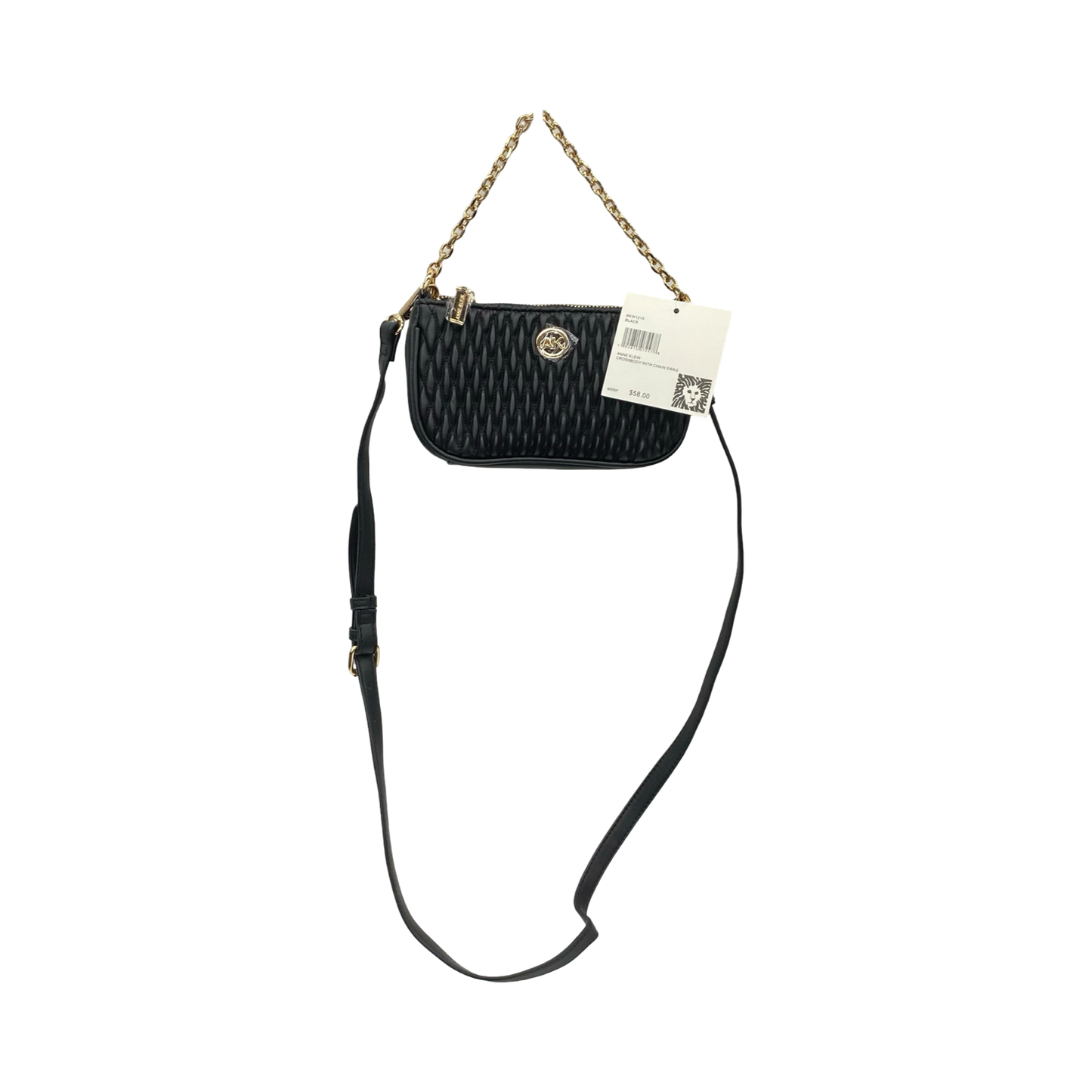 Crossbody By Anne Klein In Black, Size:Small