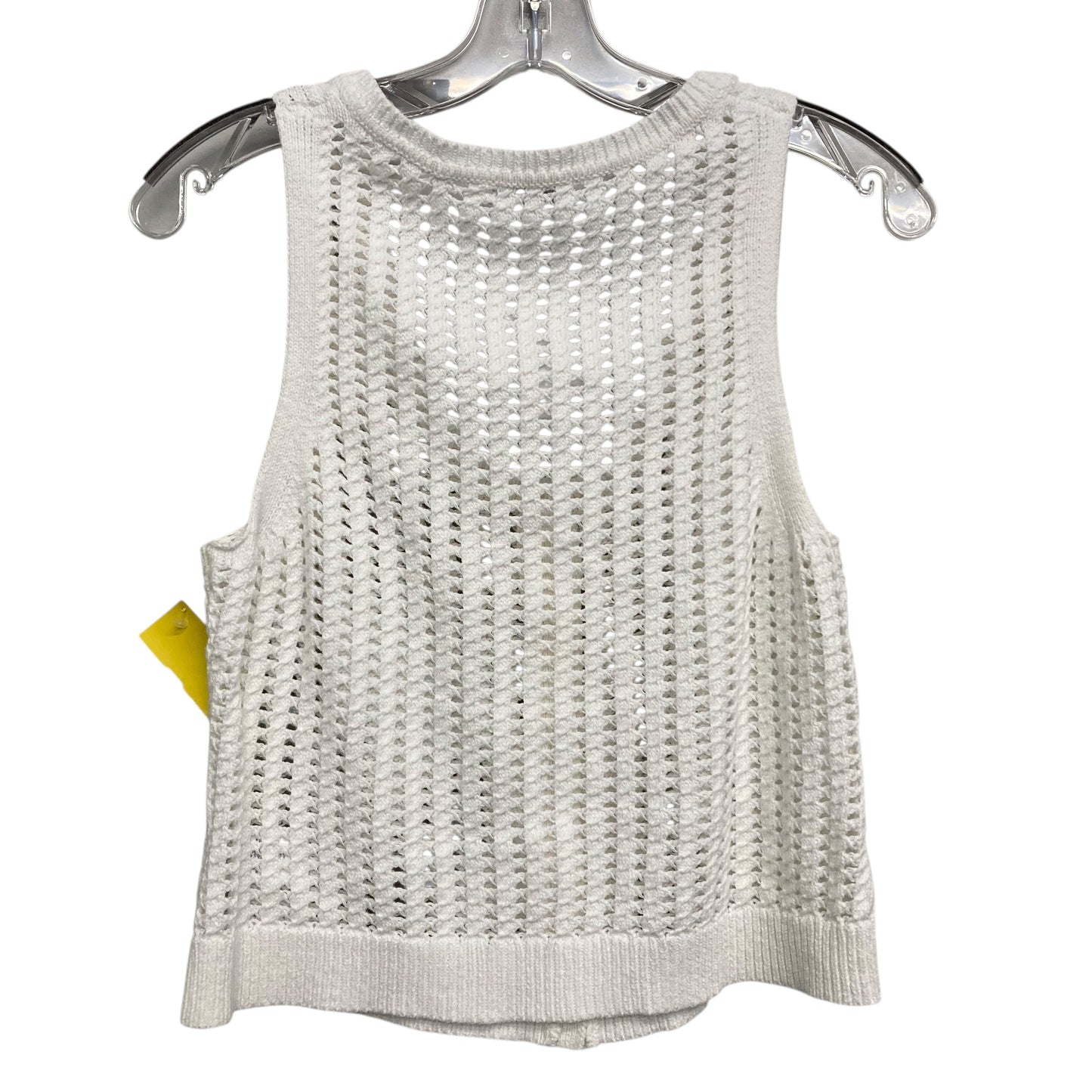 Vest Sweater By 525 In White, Size:S