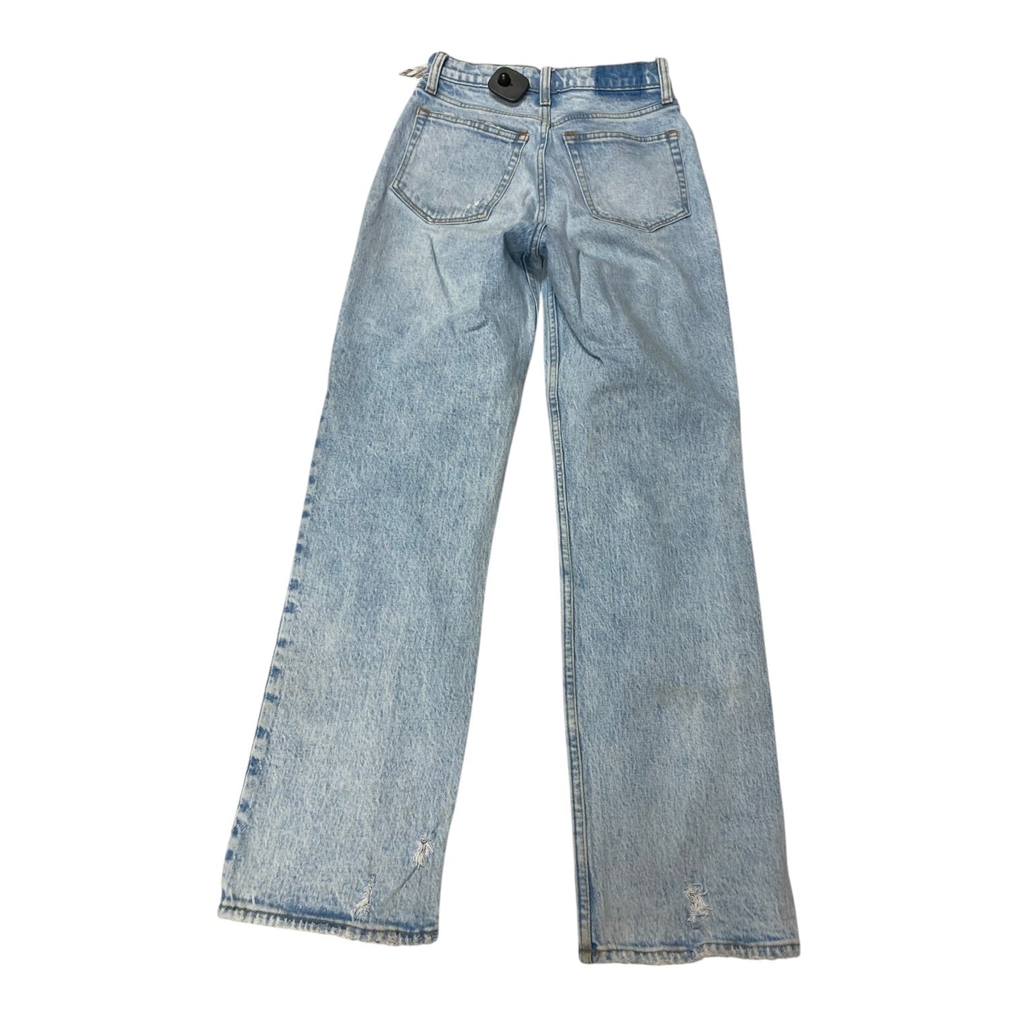 Jeans Straight By Abercrombie And Fitch In Blue Denim, Size:0