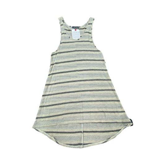 Top Sleeveless By Allison Joy In Black & Cream, Size:L