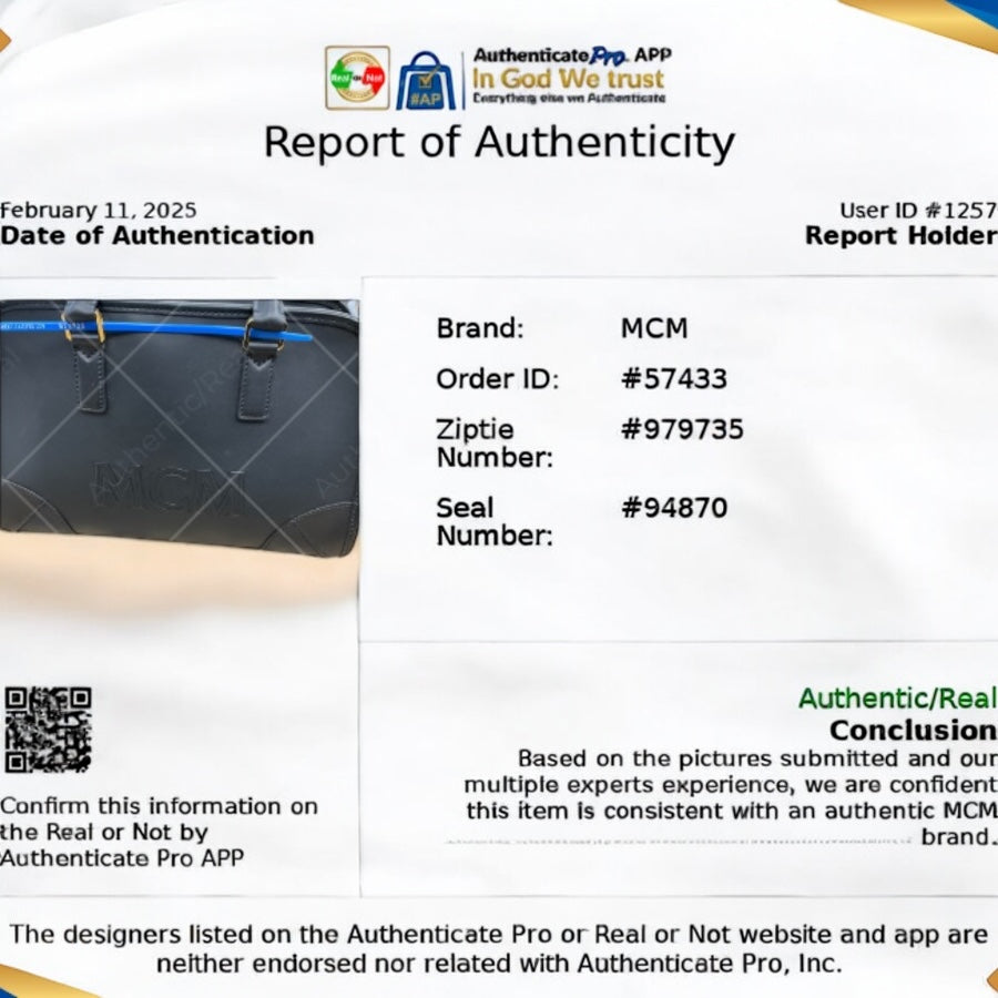 Handbag Luxury Designer By Mcm  Size: Small