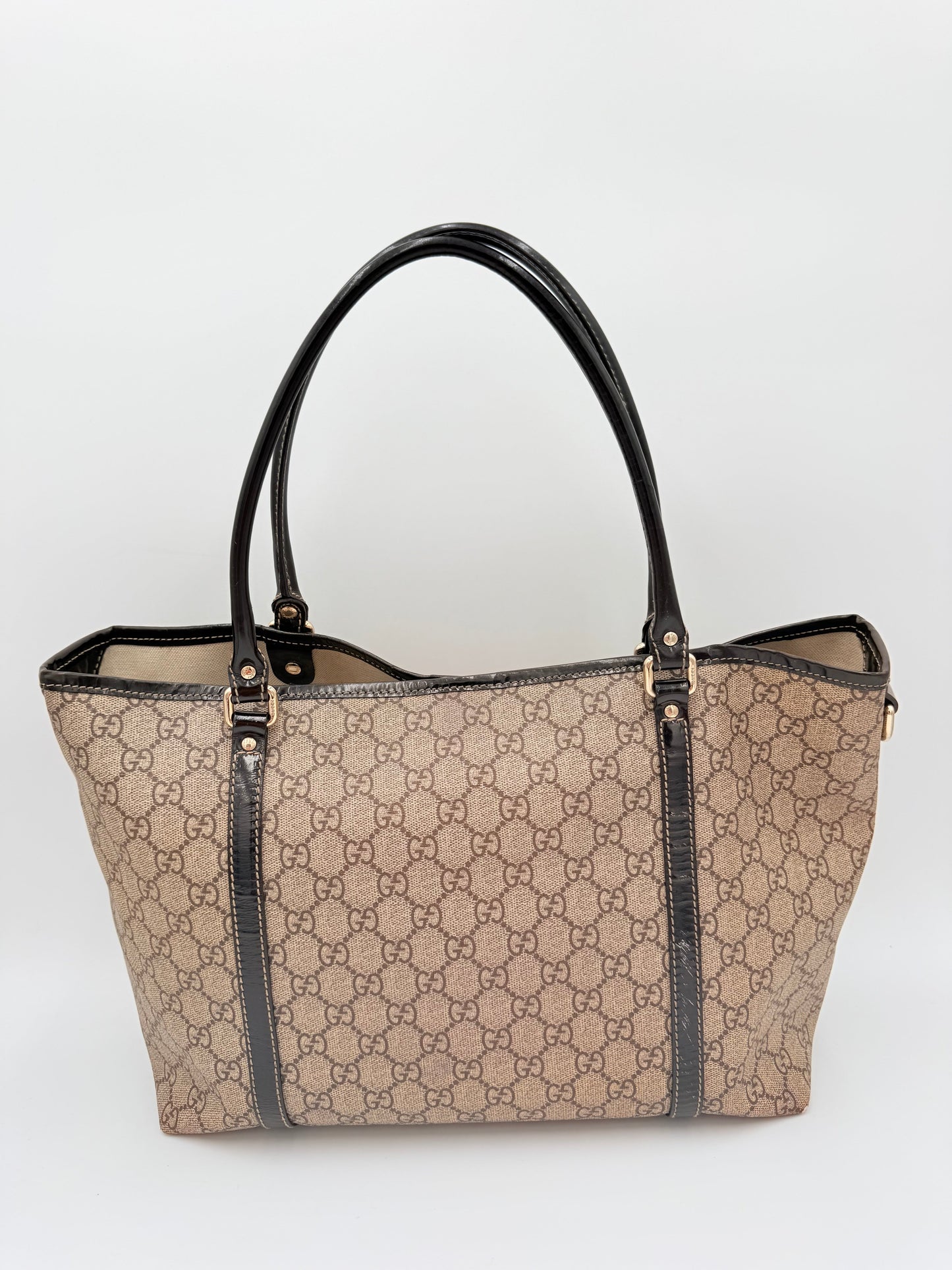 Tote Luxury Designer By Gucci In Brown, Size:Medium