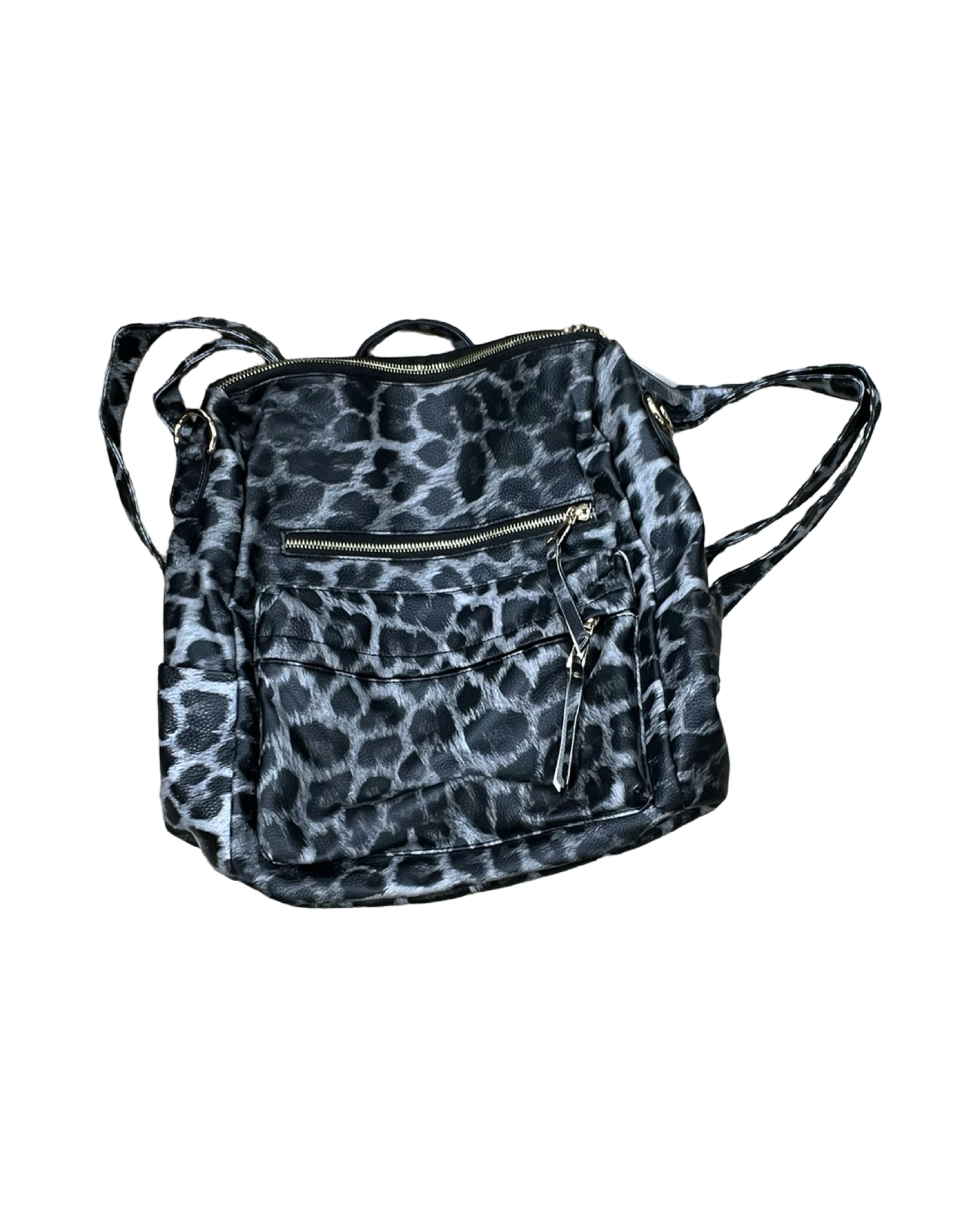Backpack By Clothes Mentor In Snakeskin Print, Size:Large