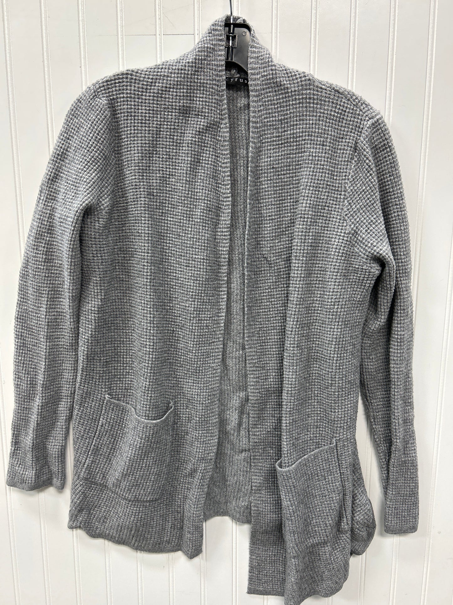 Sweater Cardigan By Cyrus In Grey, Size:L