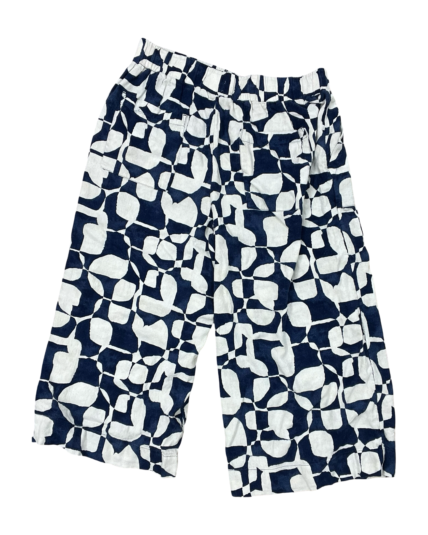 Pants Lounge By Sonoma In Blue & Cream, Size:L