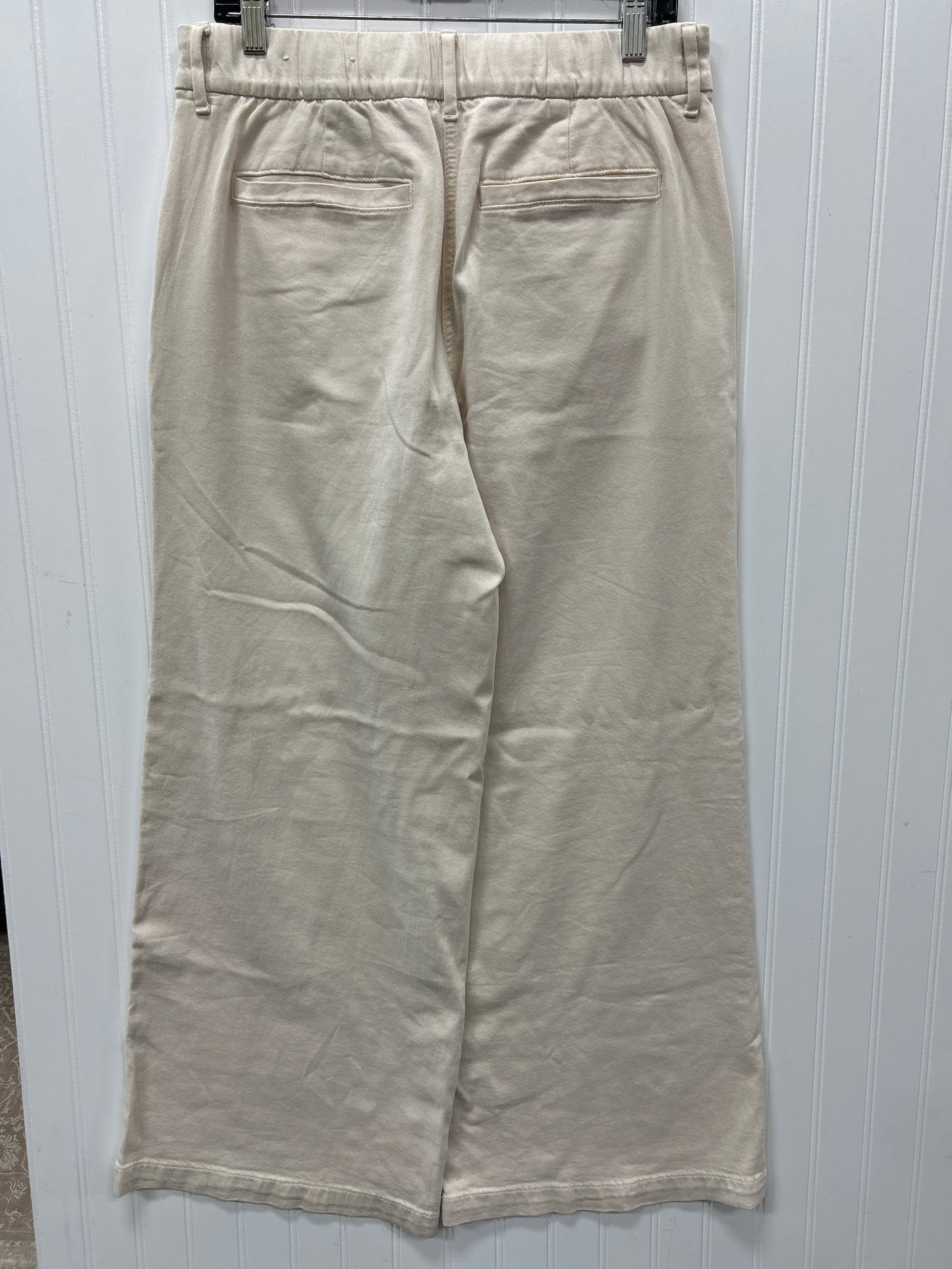 Pants Wide Leg By American Eagle In Cream, Size:8