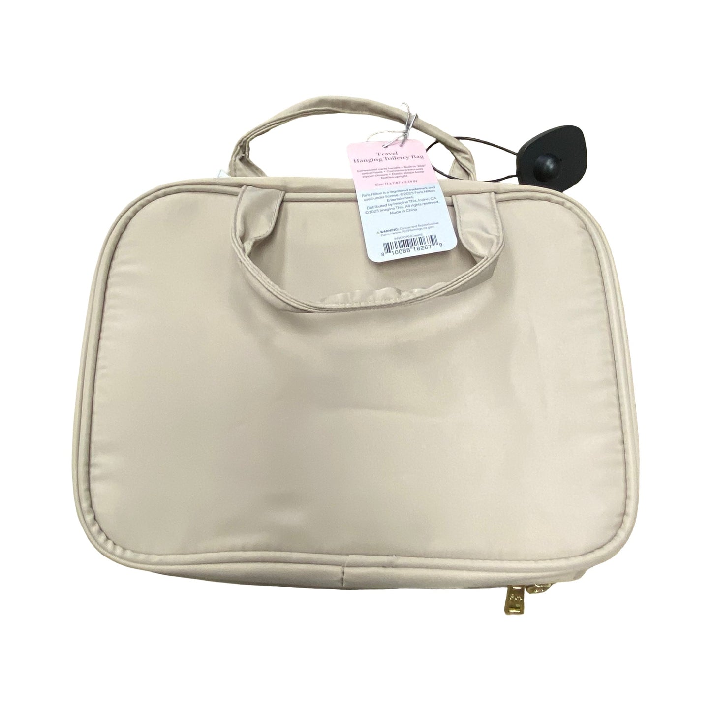 Makeup Bag By Clothes Mentor In Tan, Size:Medium