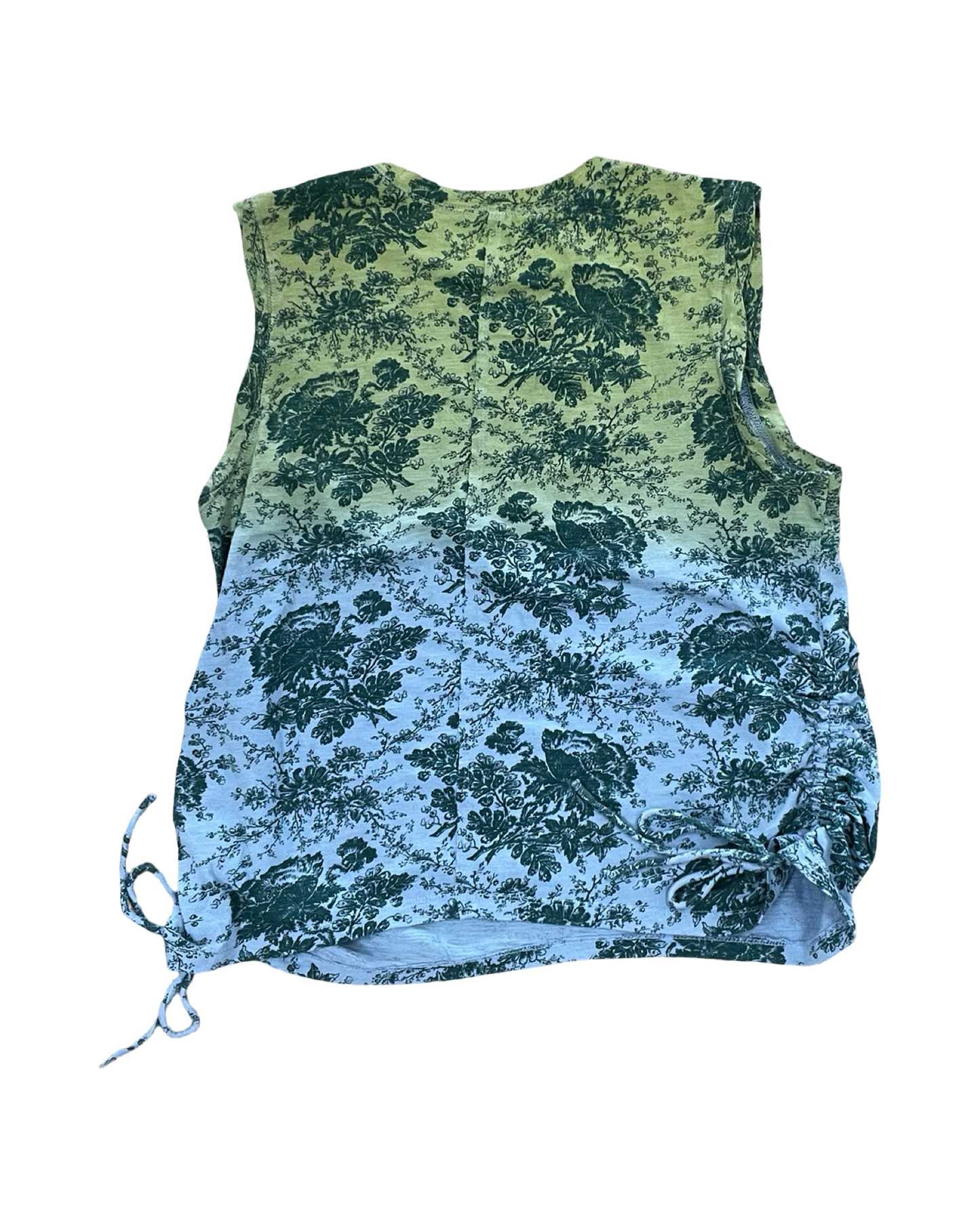 Top Sleeveless By Pilcro In Blue & Green, Size:L