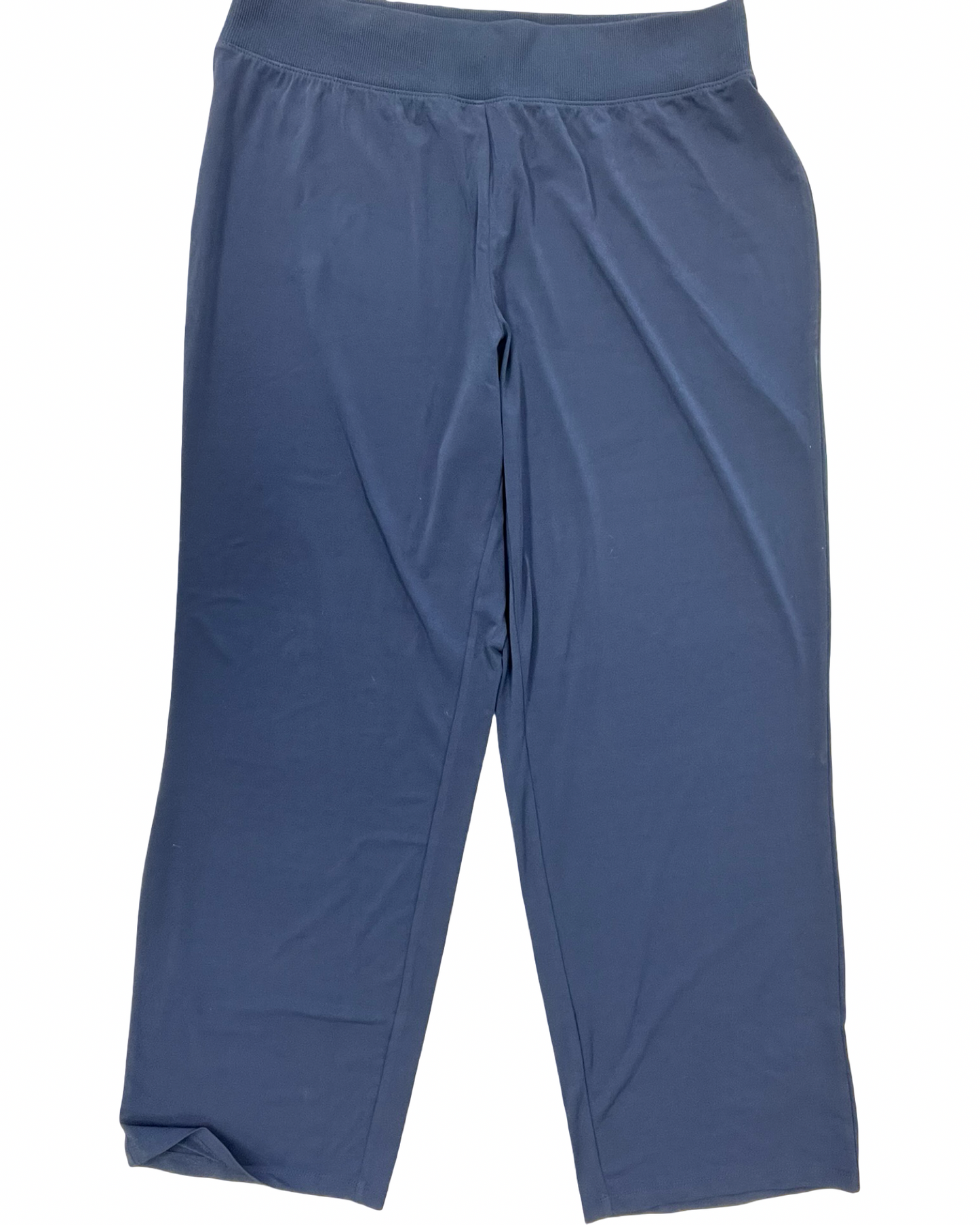 Pants Lounge By Susan Graver In Navy, Size:1X