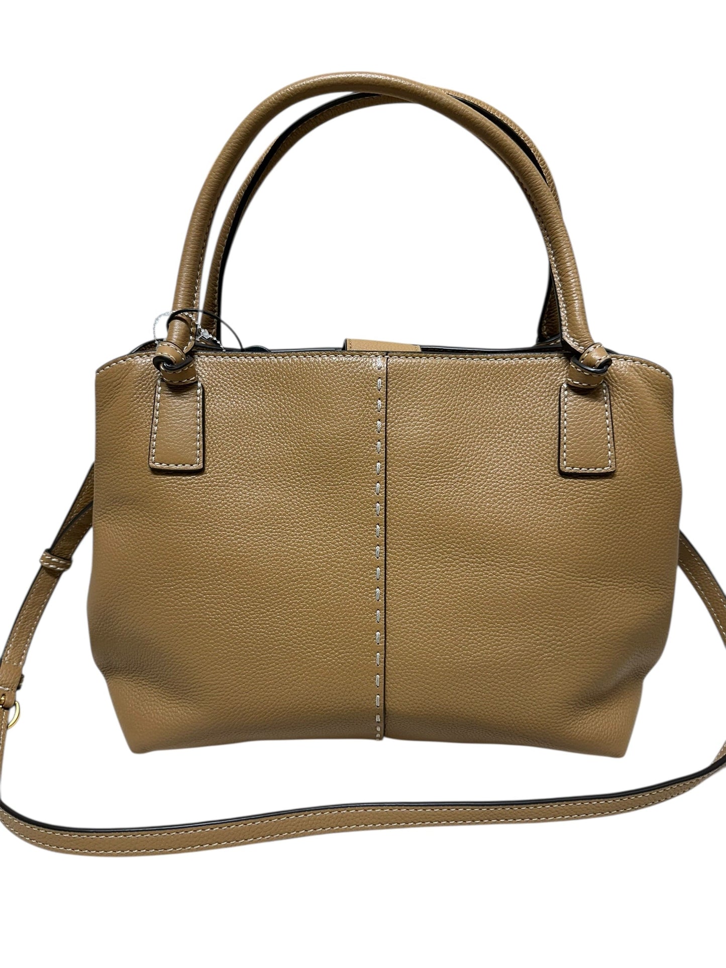 Handbag Designer By Tory Burch In Brown, Size:Medium